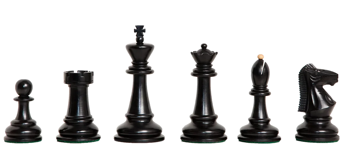 Ebonized Boxwood and Natural Boxwood
