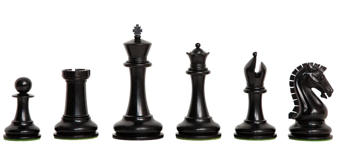 Ebonized Boxwood and Natural Boxwood