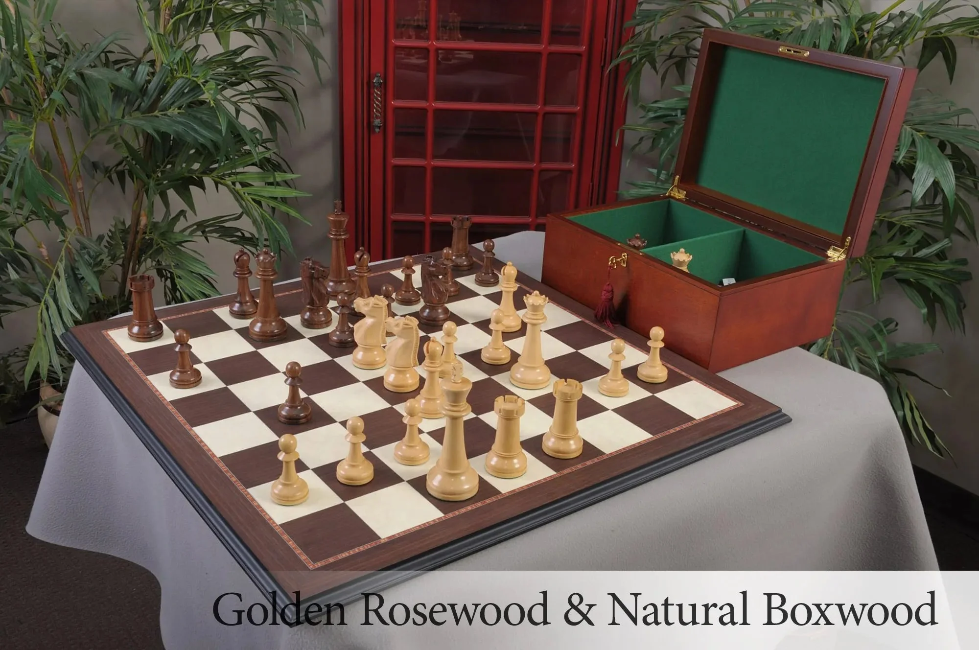 The 6" Fischer-Spassky Series Chess Set, Box, & Board Combination - Image 12