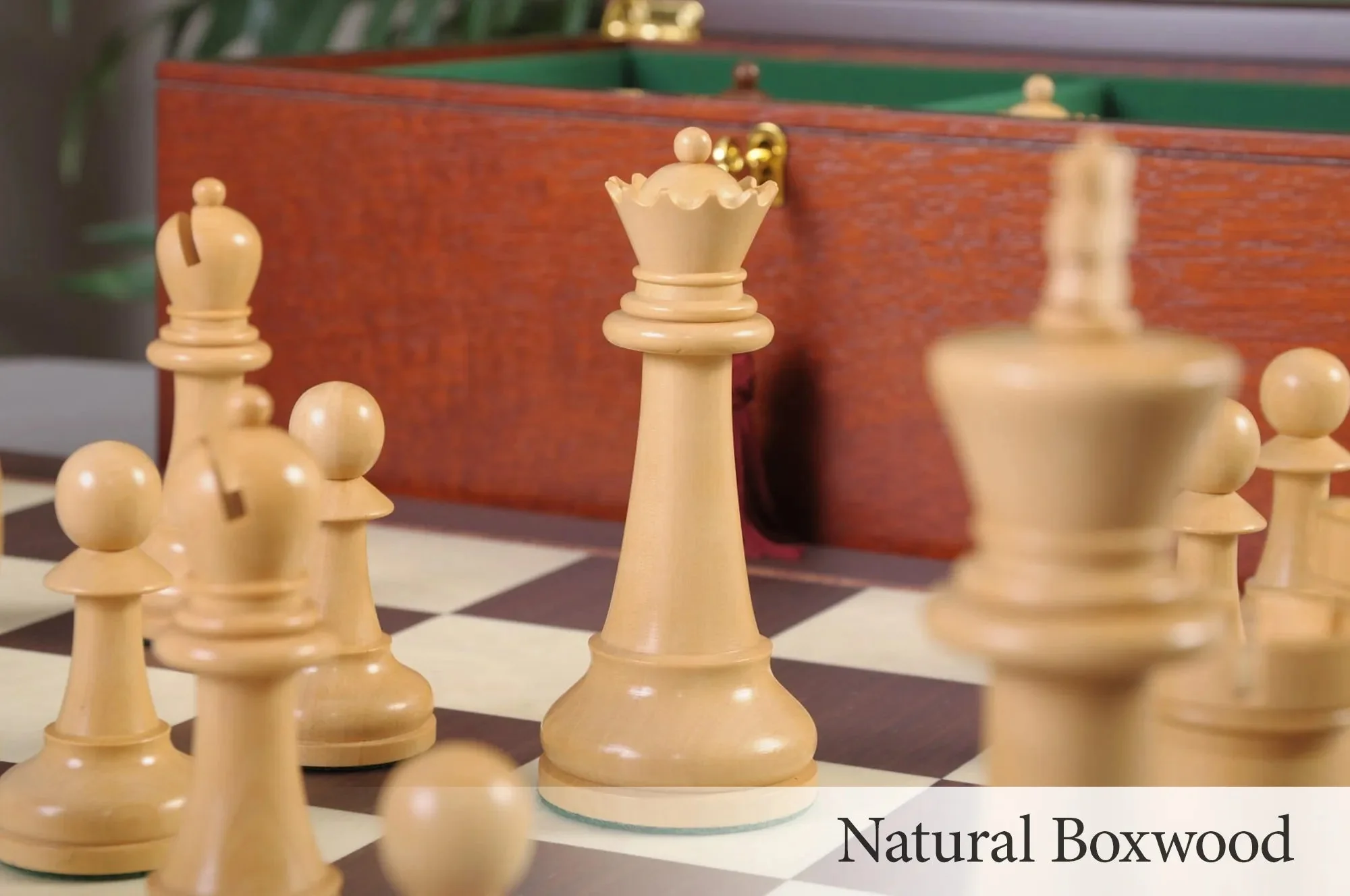The 6" Fischer-Spassky Series Chess Set, Box, & Board Combination - Image 8