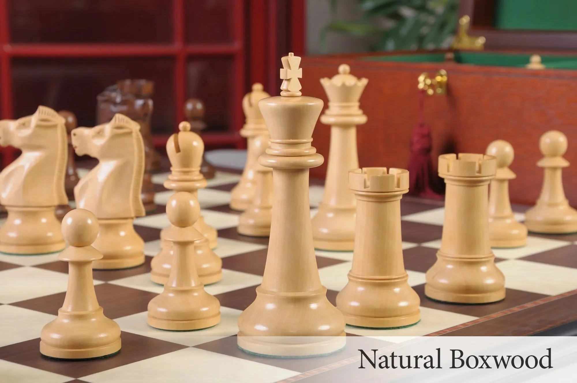 The 6" Fischer-Spassky Series Chess Set, Box, & Board Combination - Image 9