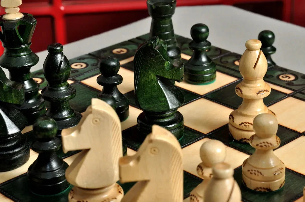 The Green Ambassador Chess Set - Image 11