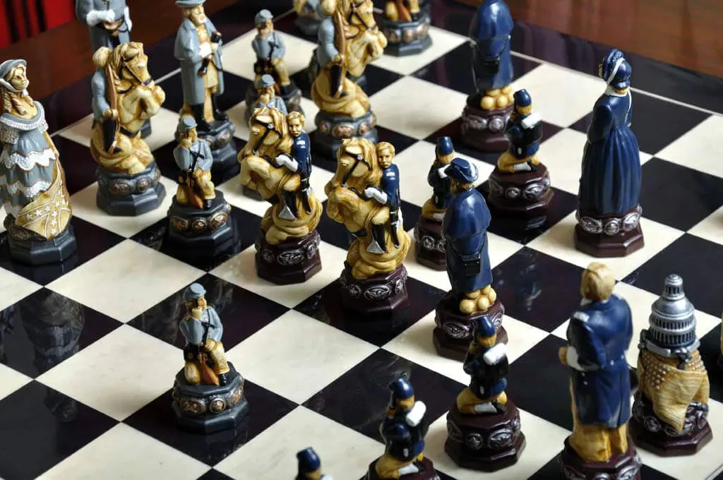 Hand Painted Chess Pieces - Image 4