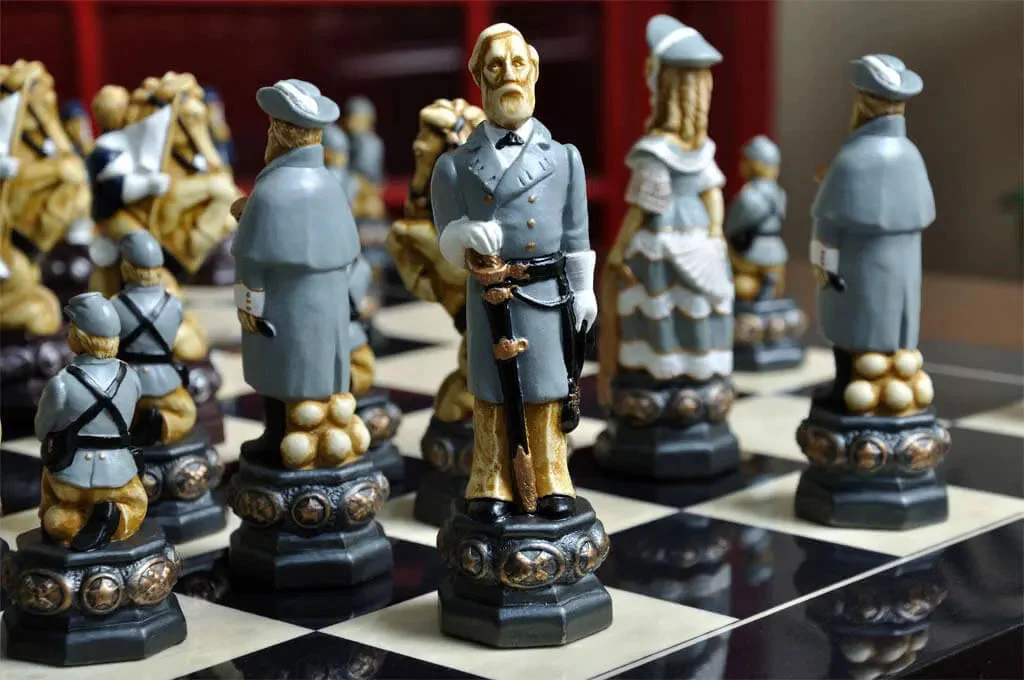 Hand Painted Chess Pieces - Image 5