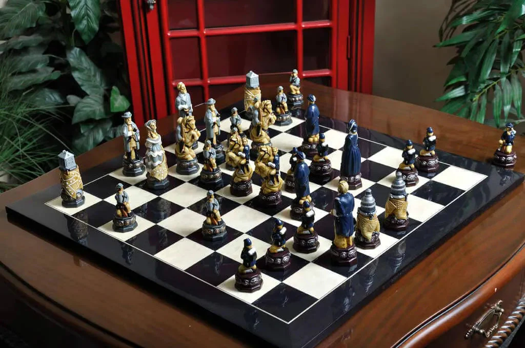 Hand Painted Chess Pieces - Image 8