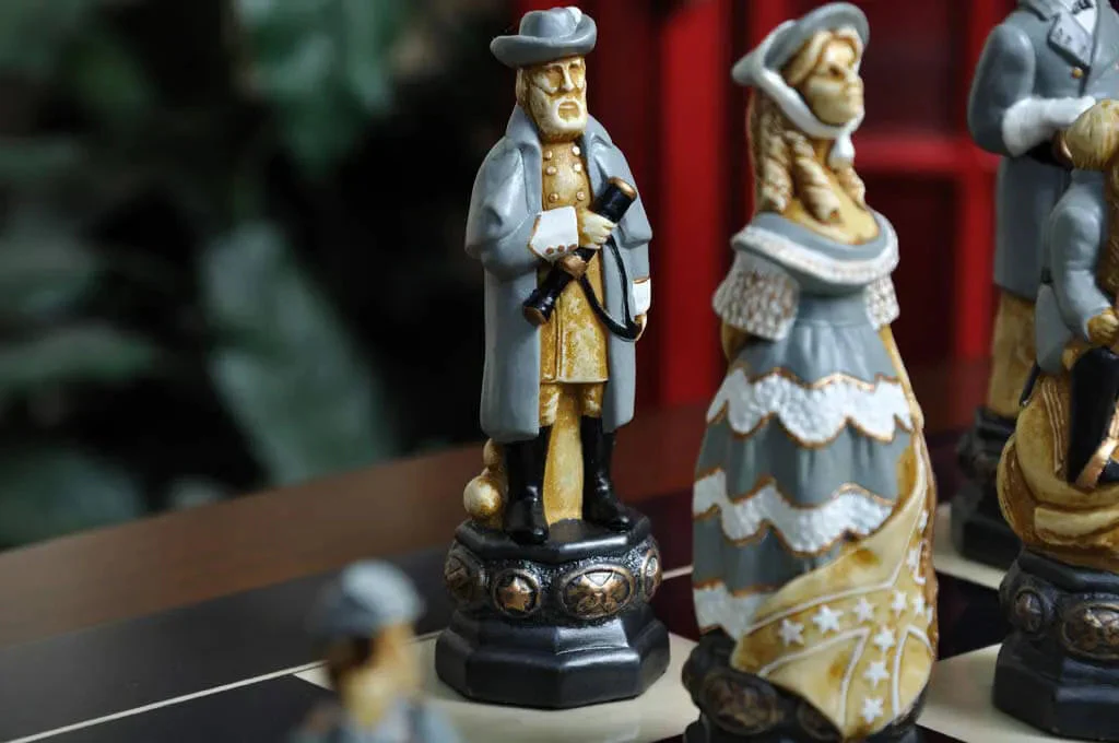 Hand Painted Chess Pieces - Image 9