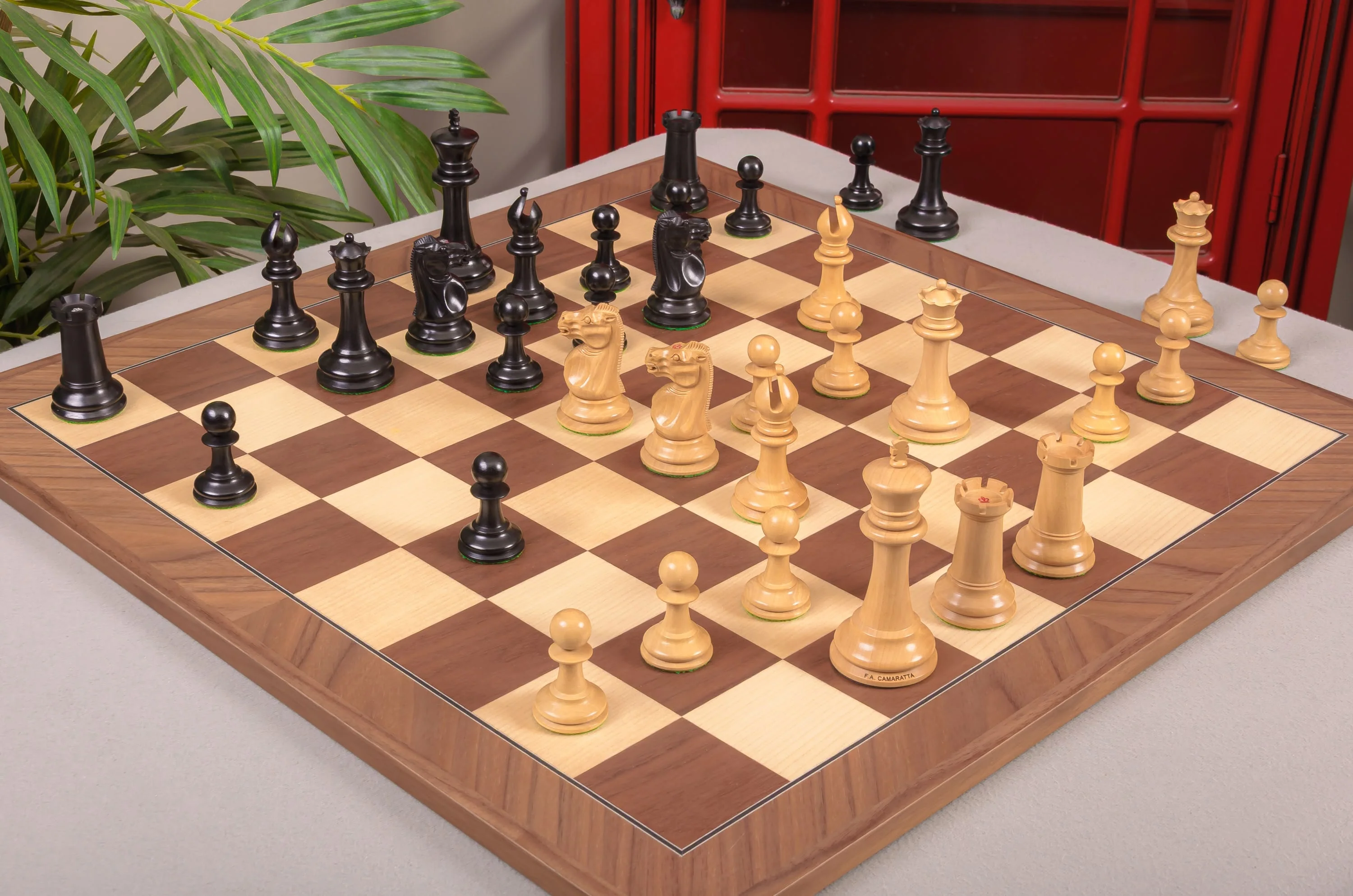 The Anderssen Luxury Chess Pieces - 4.4" King - From the Camaratta Collection - Image 4