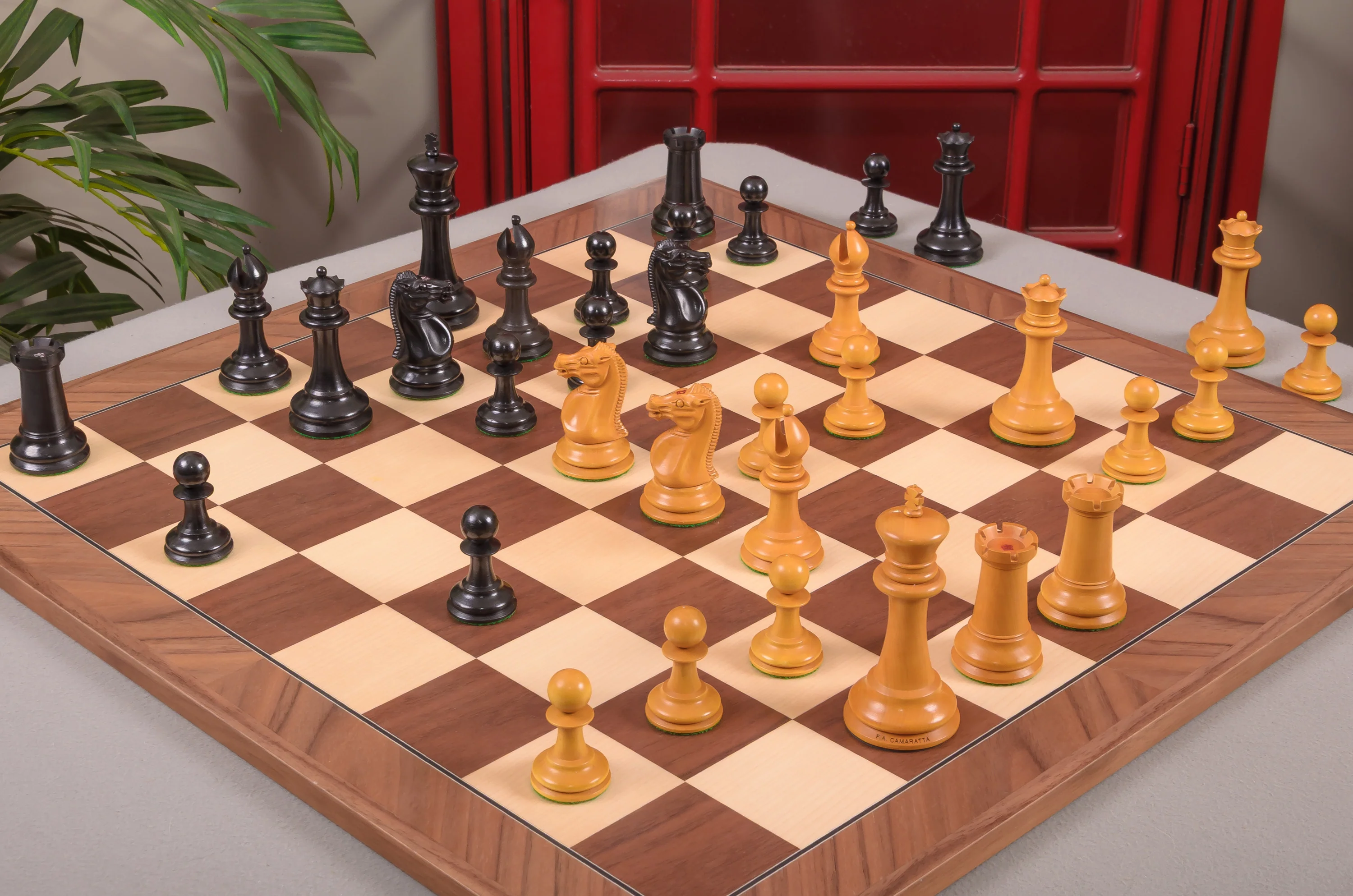 The Anderssen Luxury Chess Pieces - 4.4" King - From the Camaratta Collection - Image 5