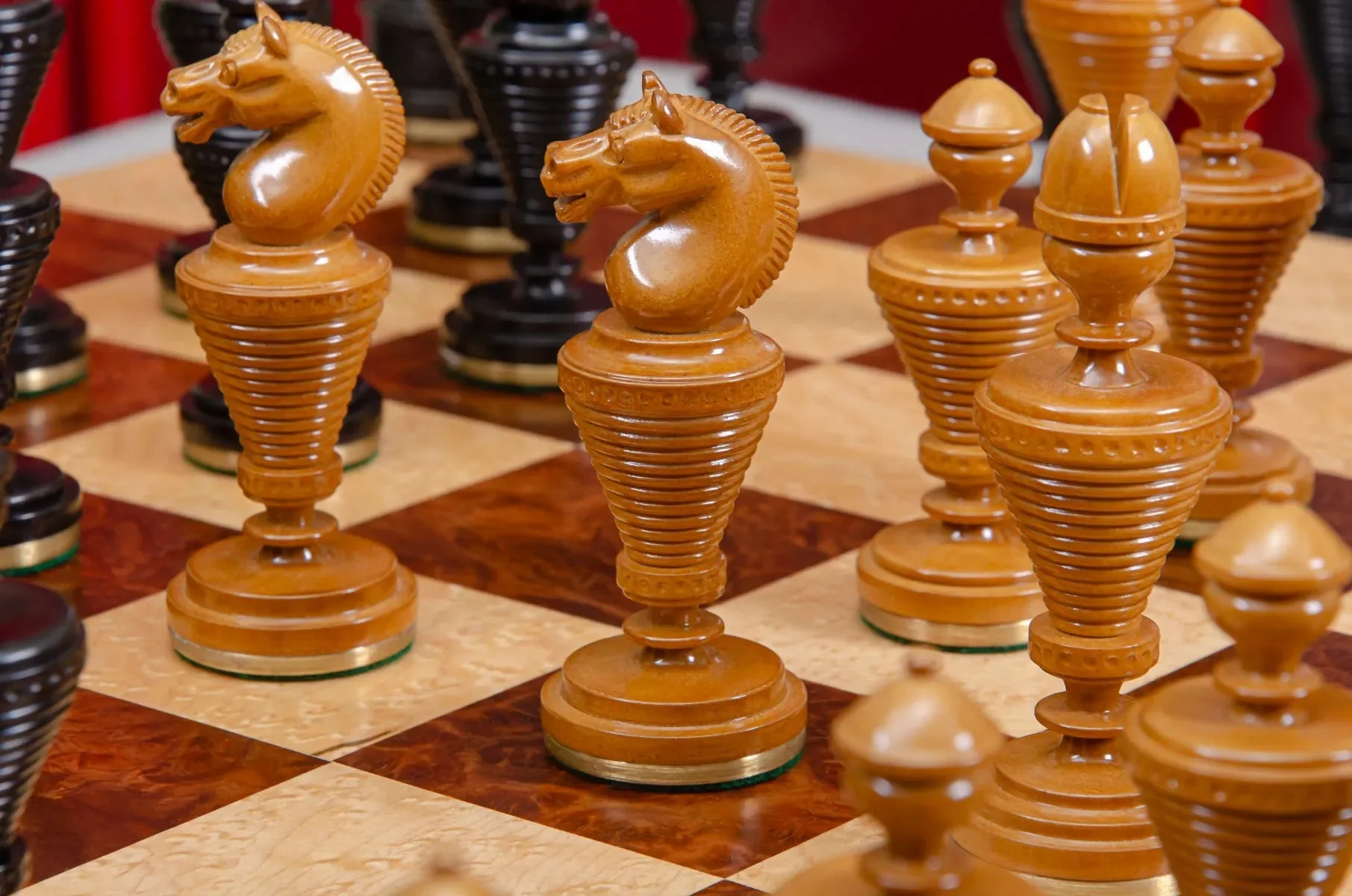 The Anglo-Dutch Reproduction Series Luxury Wood Chess Pieces - 4.75" King - Image 10