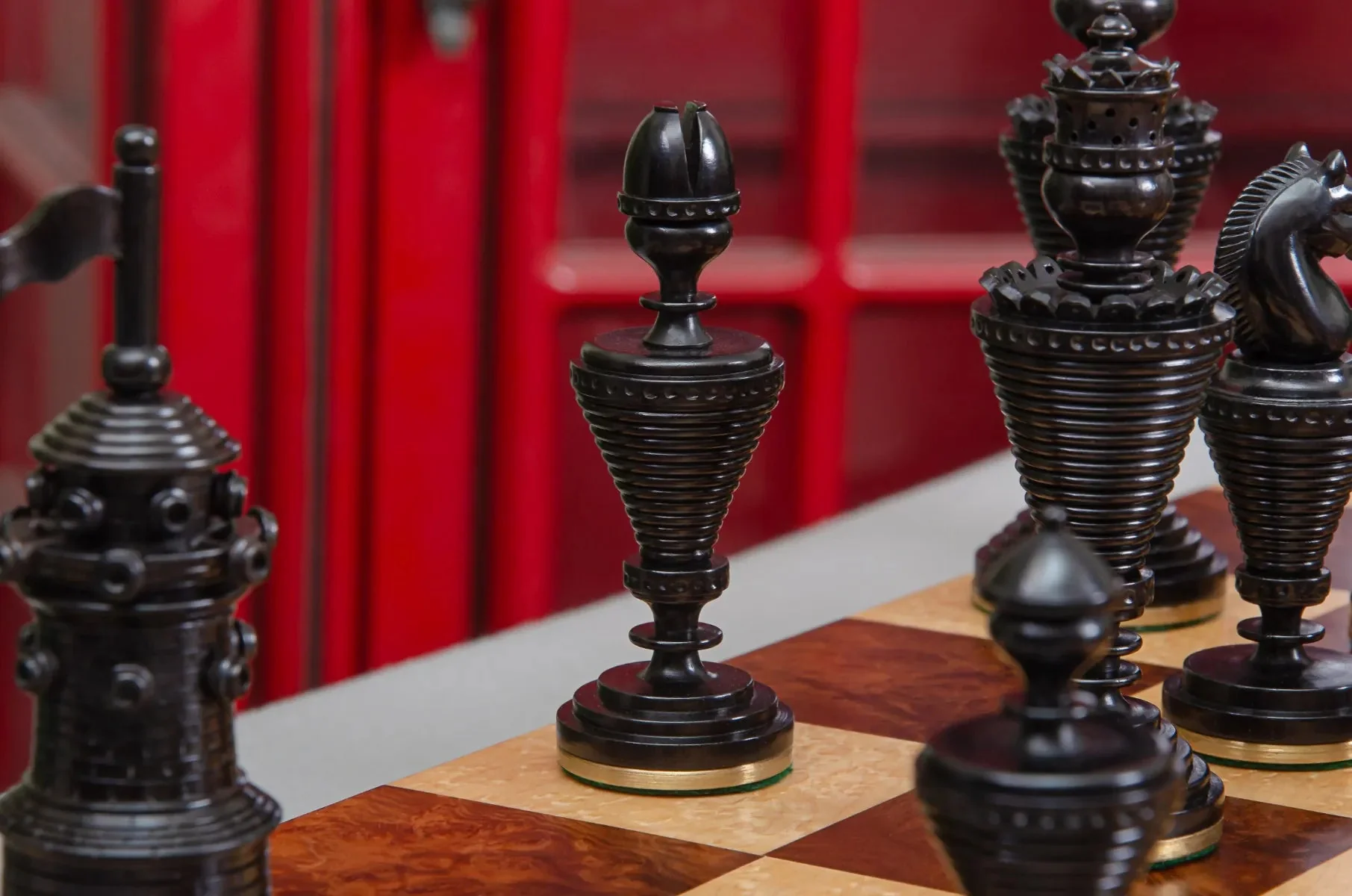 The Anglo-Dutch Reproduction Series Luxury Wood Chess Pieces - 4.75" King - Image 11