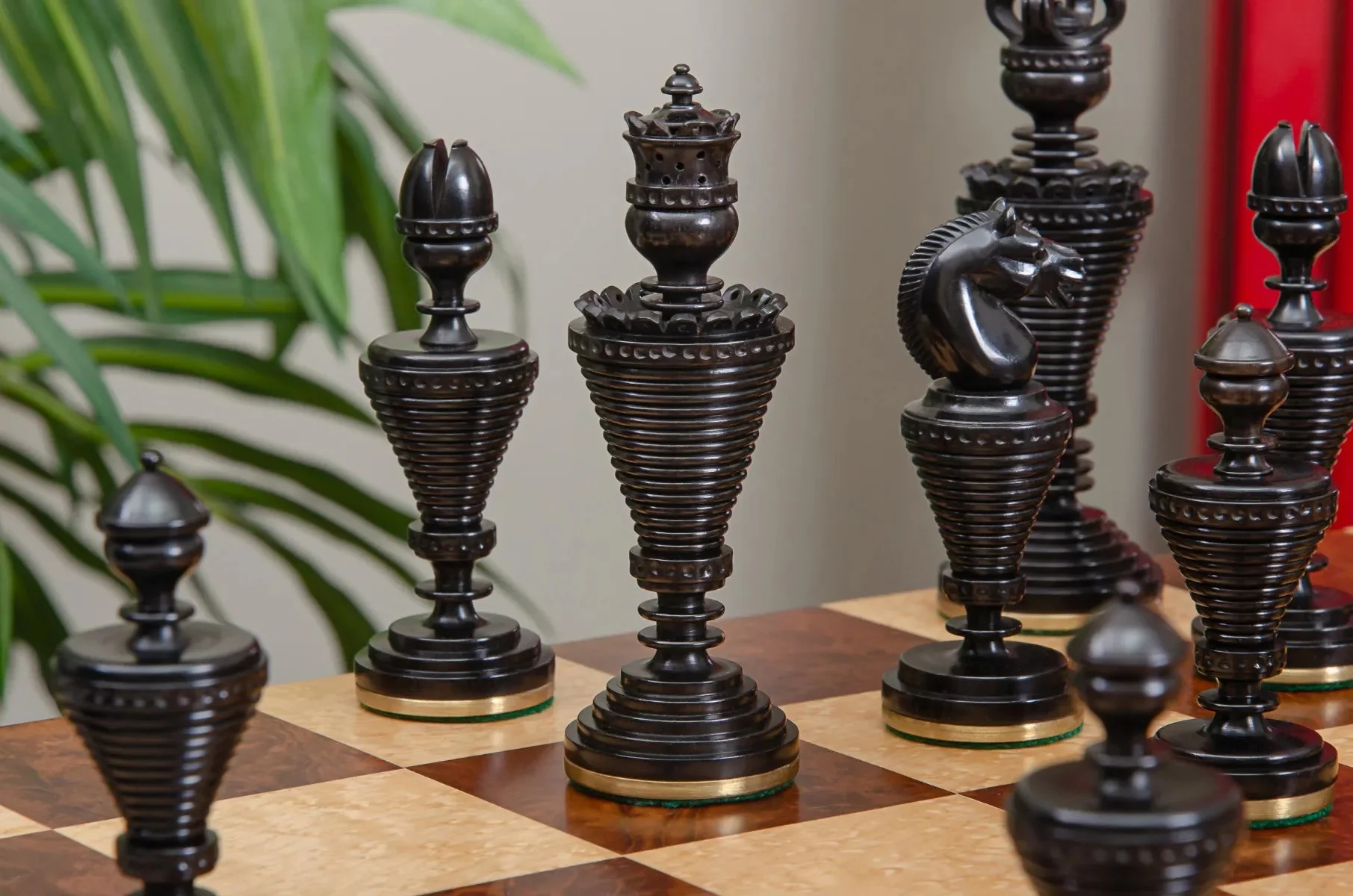 The Anglo-Dutch Reproduction Series Luxury Wood Chess Pieces - 4.75" King - Image 3