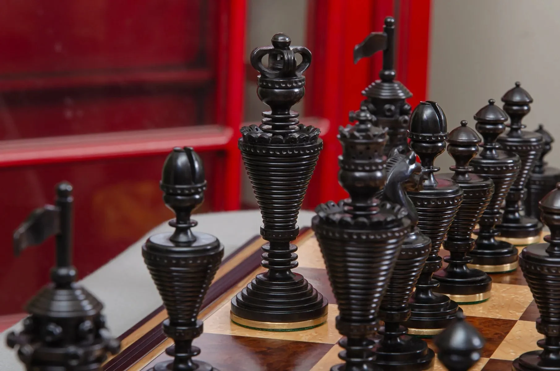 The Anglo-Dutch Reproduction Series Luxury Wood Chess Pieces - 4.75" King - Image 9