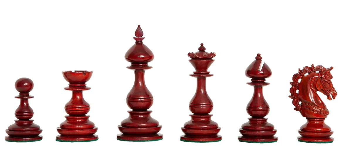 Blood Rosewood and Natural Boxwood