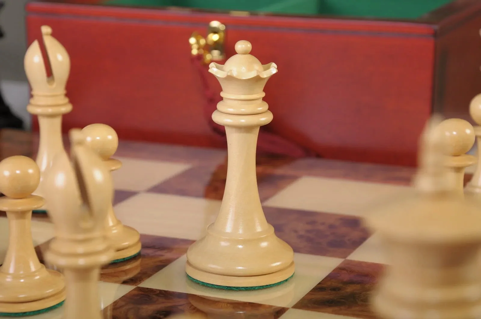 The B & Co. Series  Chess Set, Board & Box Combination - 4.4" King - Image 3