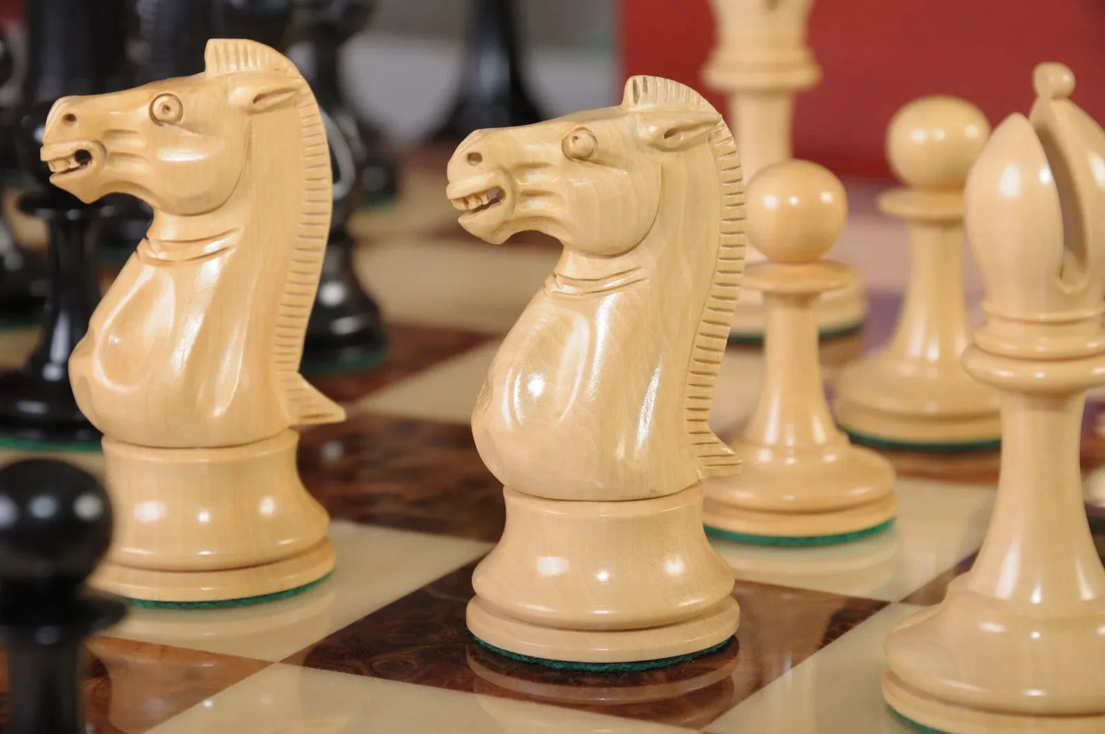 The B & Co. Series  Chess Set, Board & Box Combination - 4.4" King - Image 4