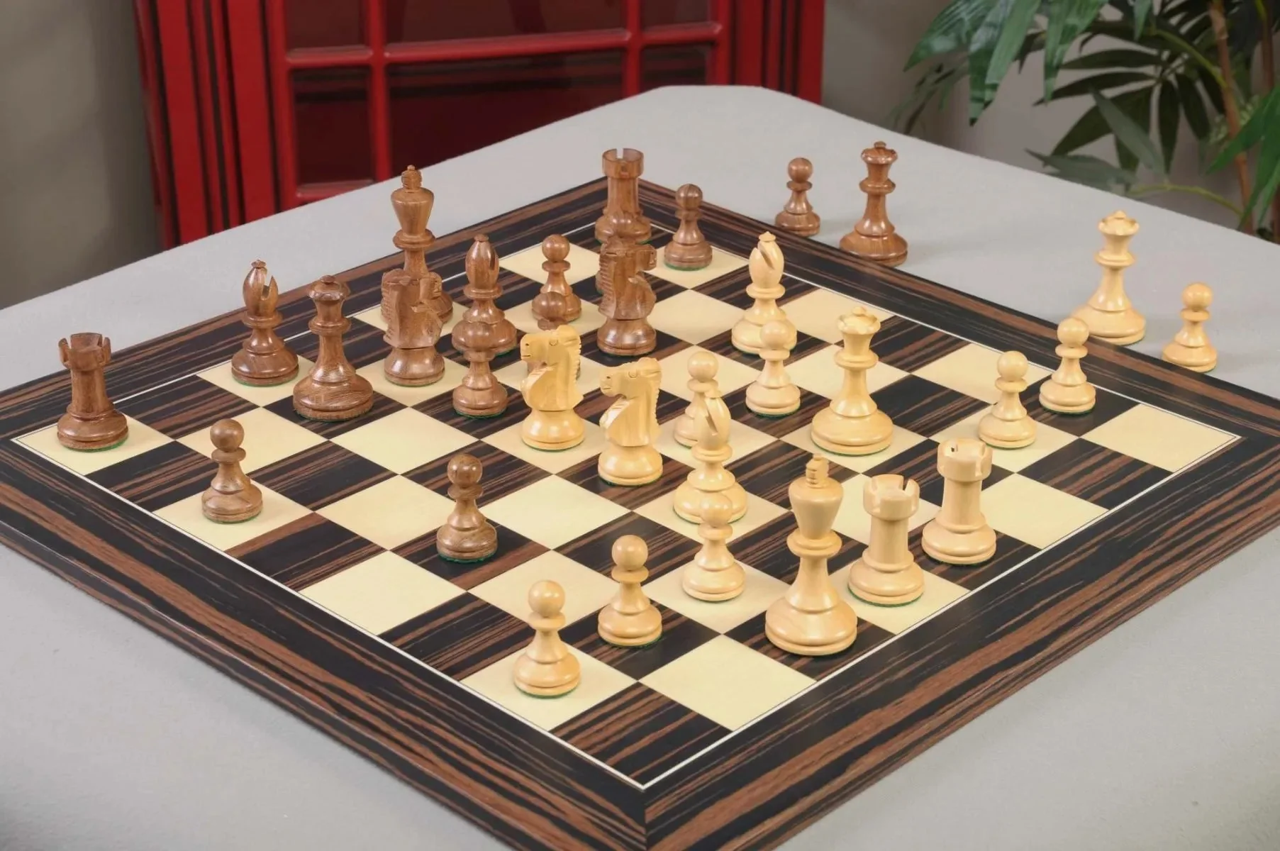 The B.H. Wood Series Chess Pieces - 3.75" King - Image 3
