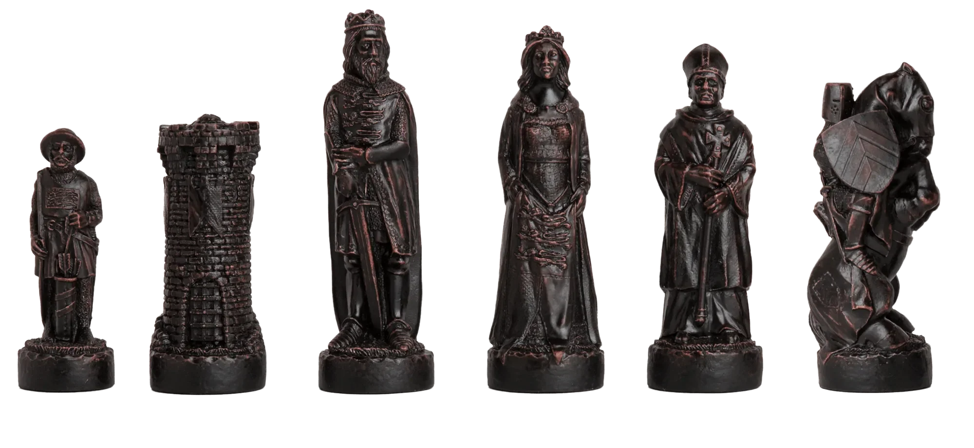 Antiqued Chess Pieces