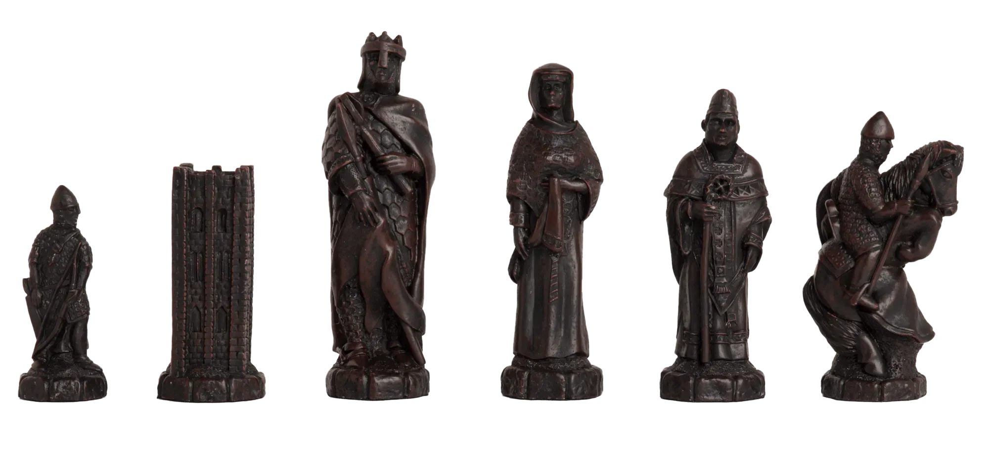 Antiqued Chess Pieces