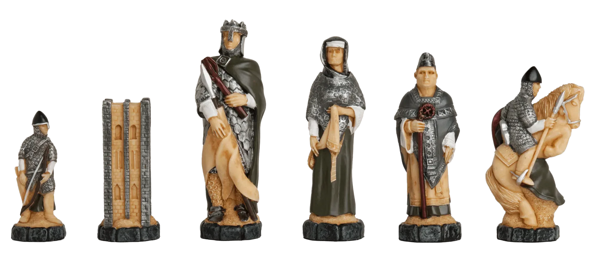 Hand Painted Chess Pieces