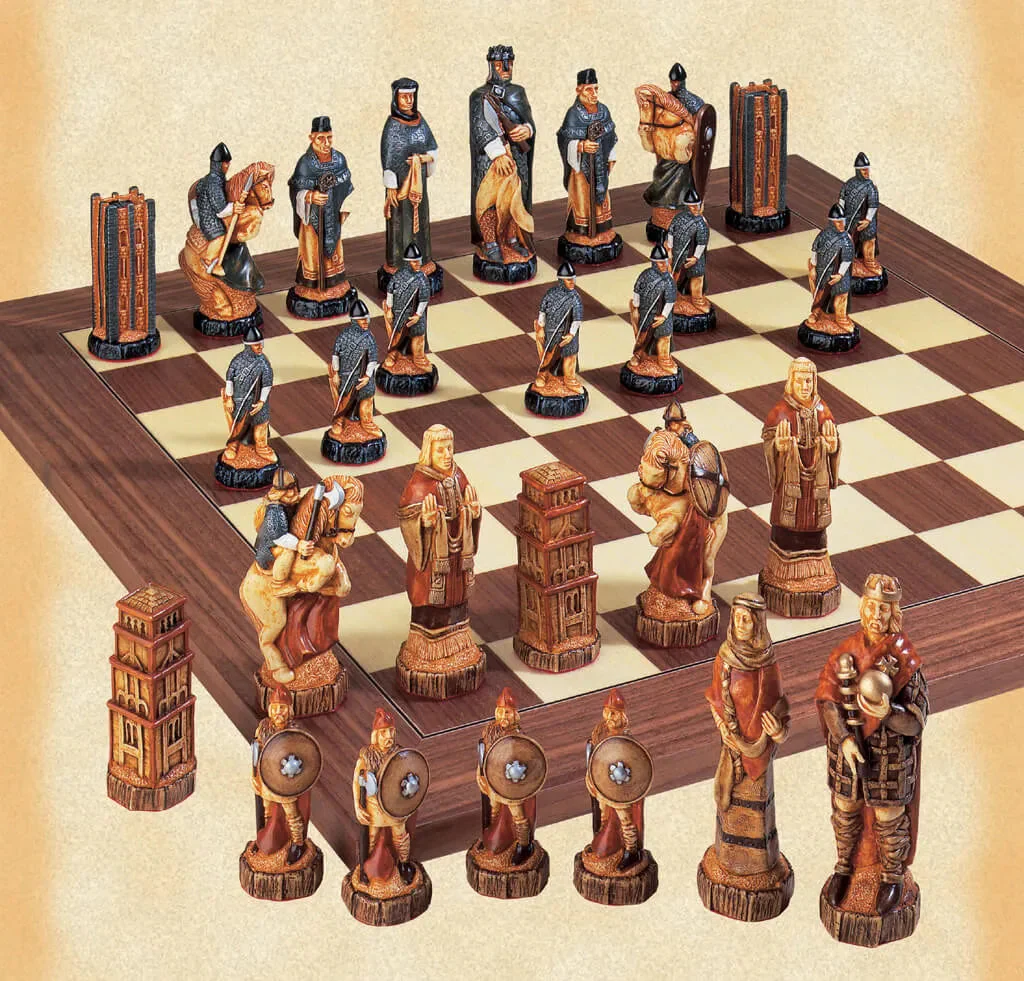 Hand Painted Chess Pieces - Image 2