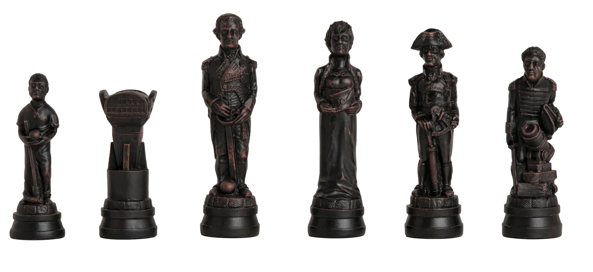 Antiqued Chess Pieces
