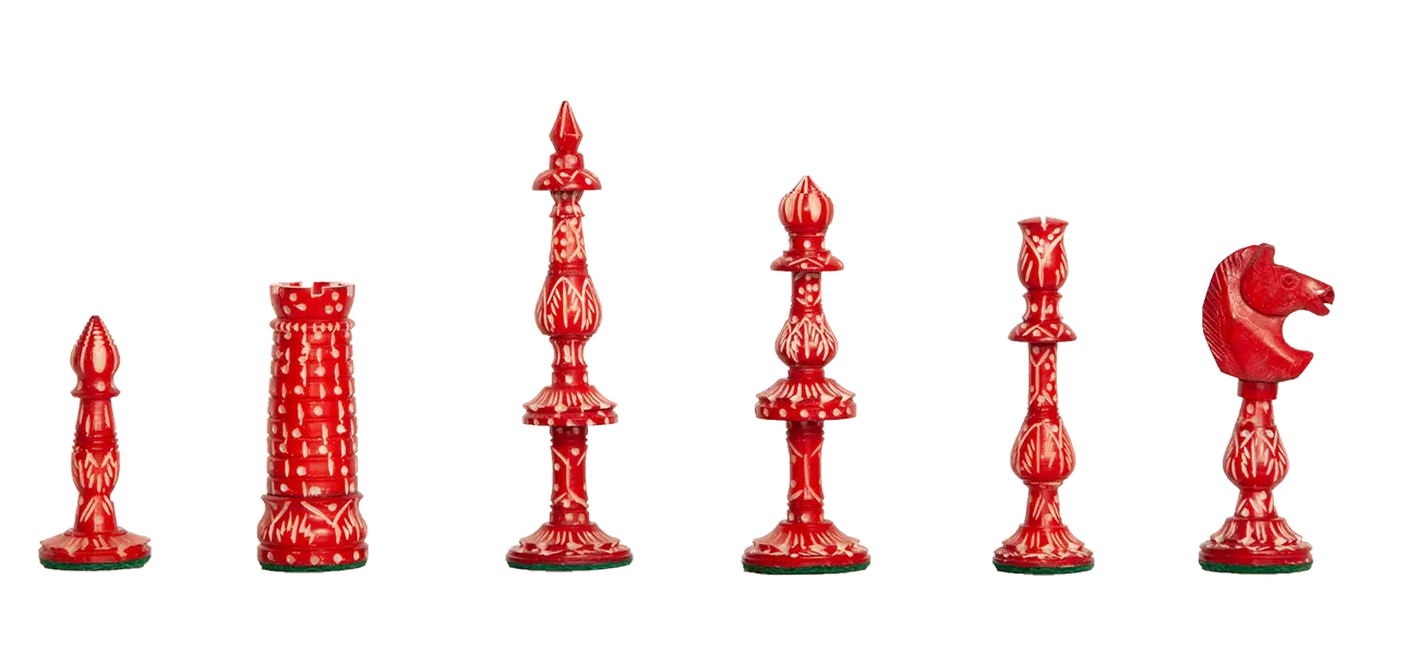 Red and Natural Bone