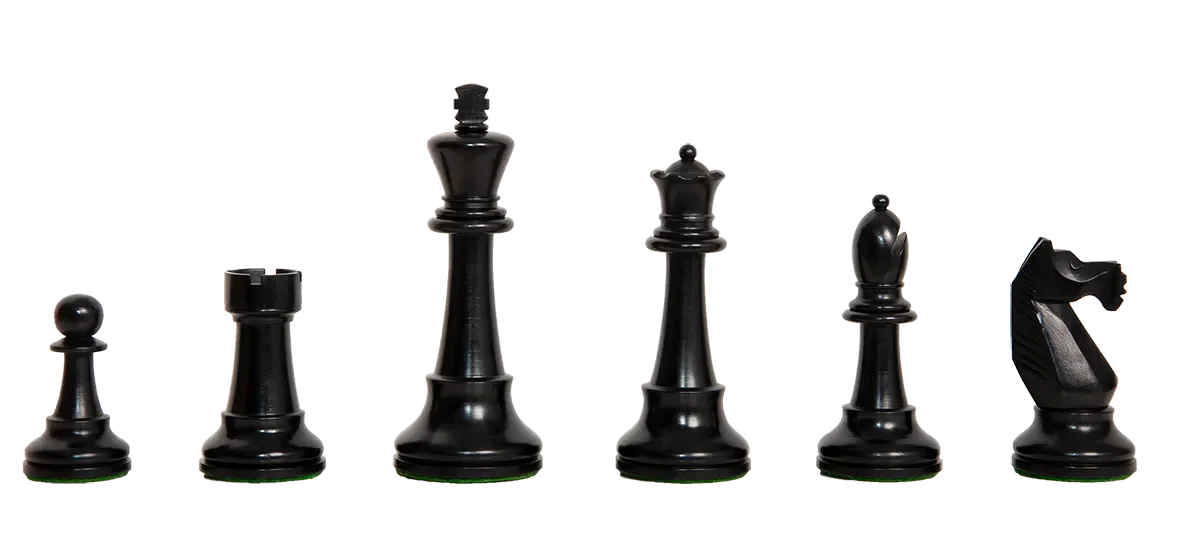 Ebonized Boxwood and Natural Boxwood