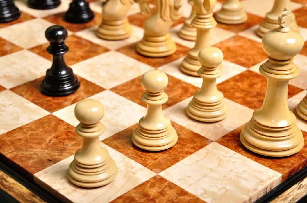 The Forever Collection -  Benevento Series Artisan Chess Pieces - 4.4" King - Image 3