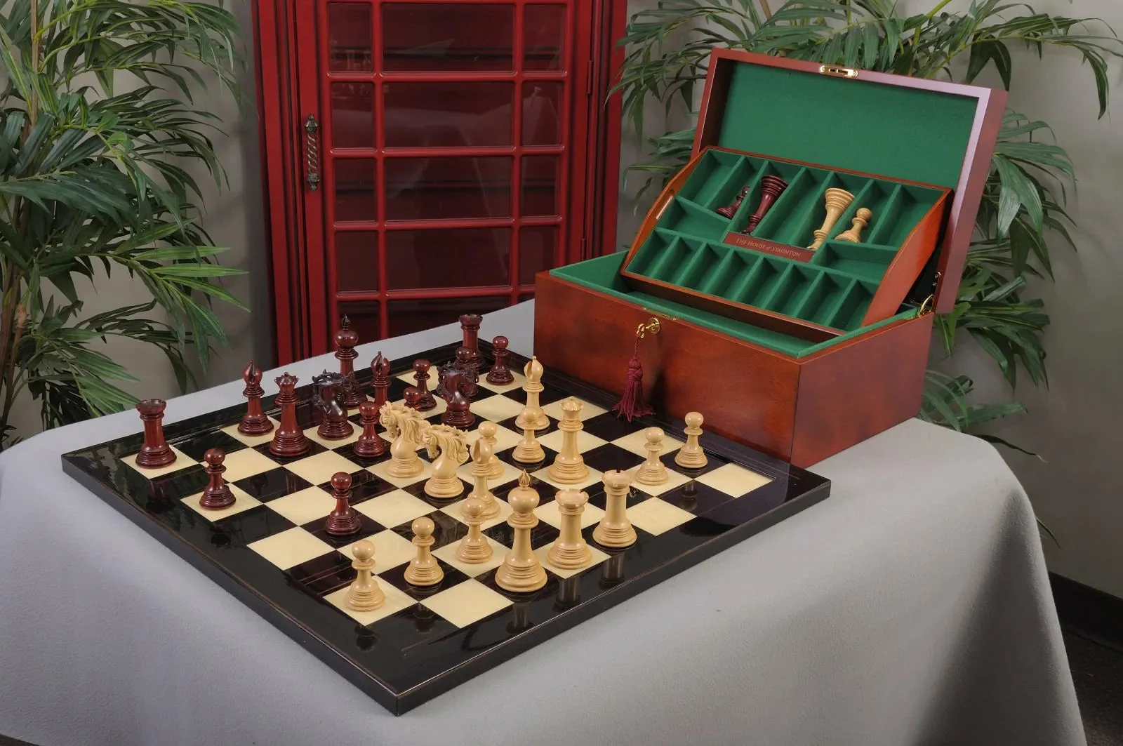 Blood Rosewood and Natural Boxwood