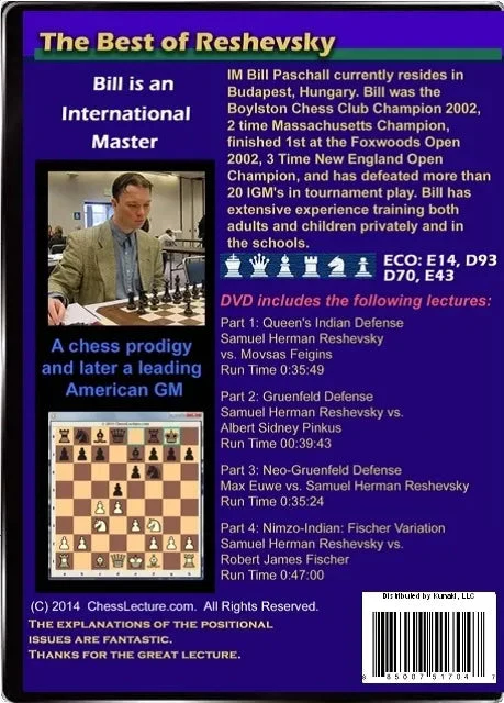 E-DVD The Best of Reshevsky - Chess Lecture - Volume 108 - Image 2