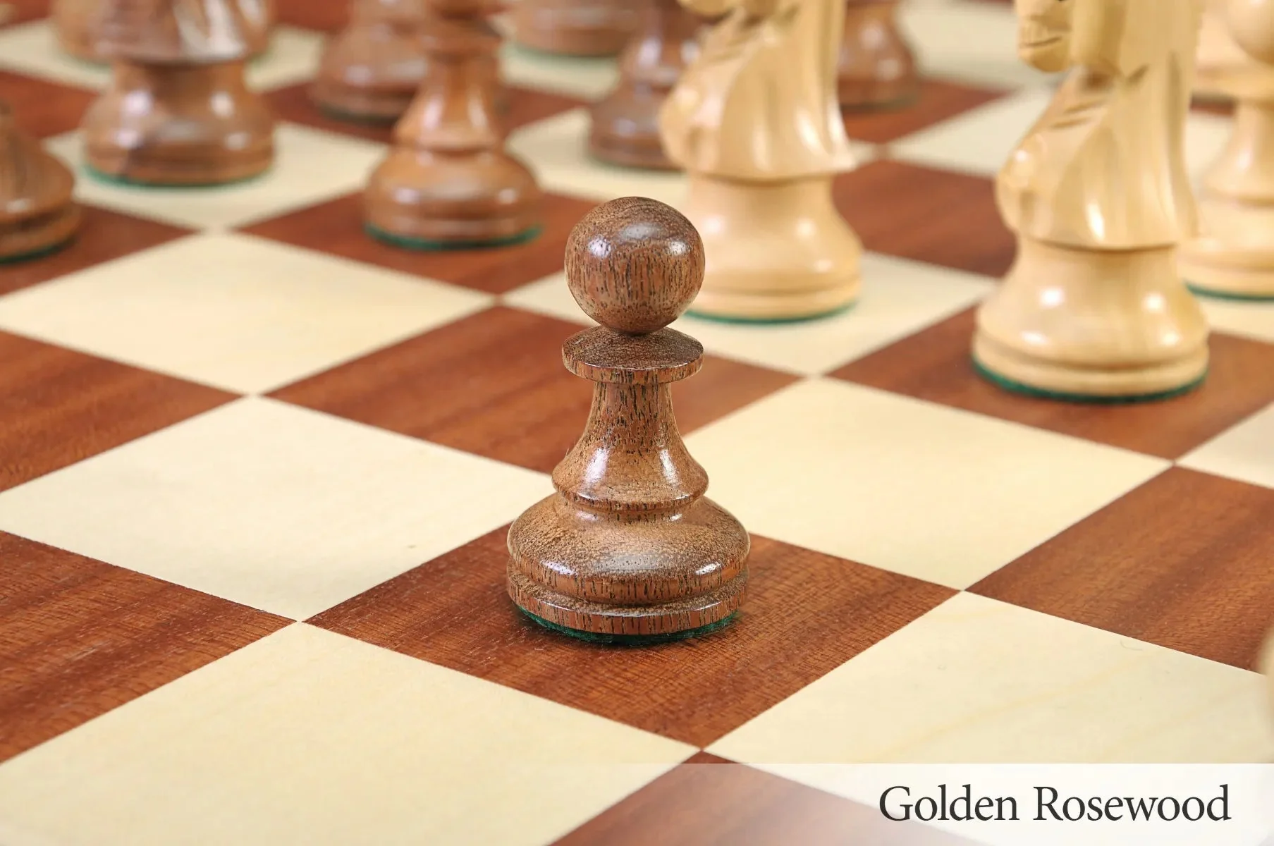 The B.H. Wood Tournament Series Wood Chess Set, Box, & Board Combination - Image 13