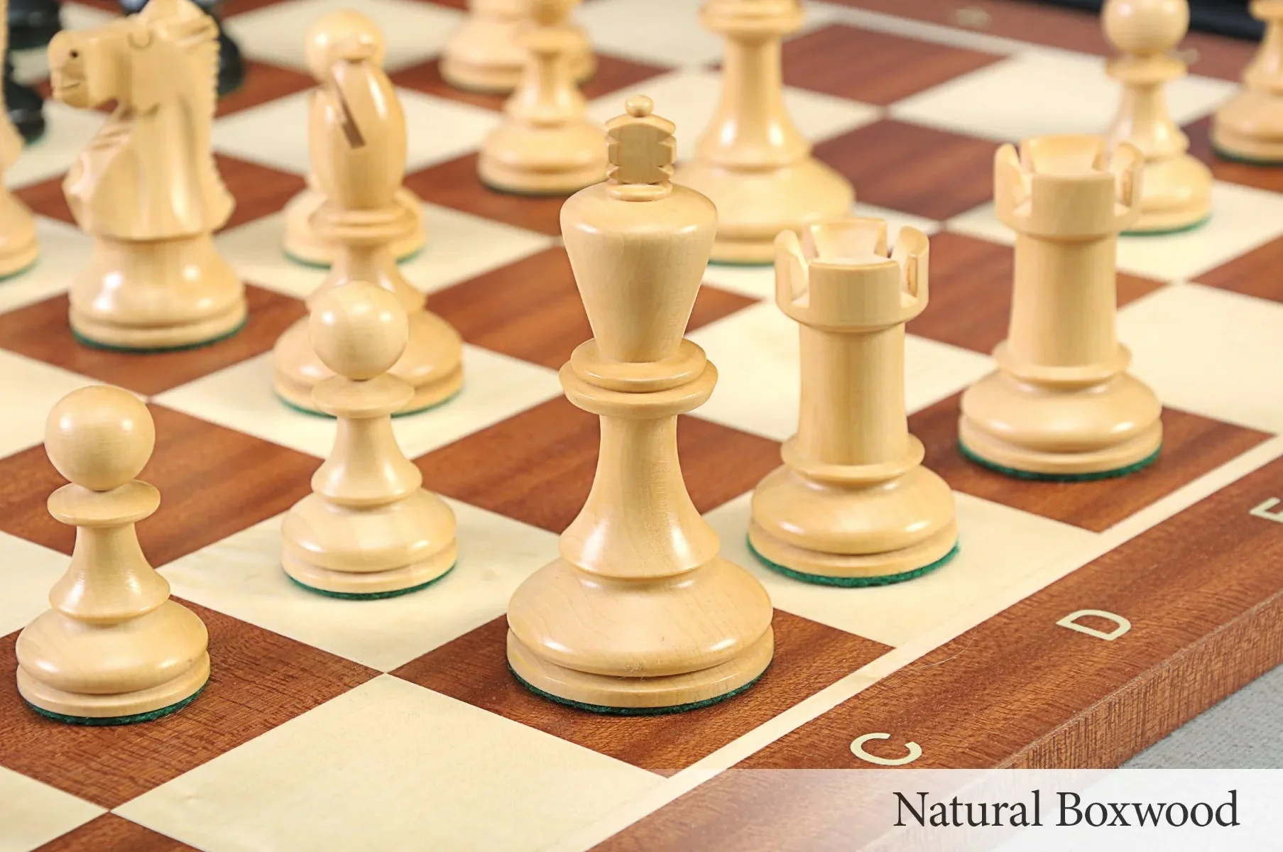 The B.H. Wood Tournament Series Wood Chess Set, Box, & Board Combination - Image 15