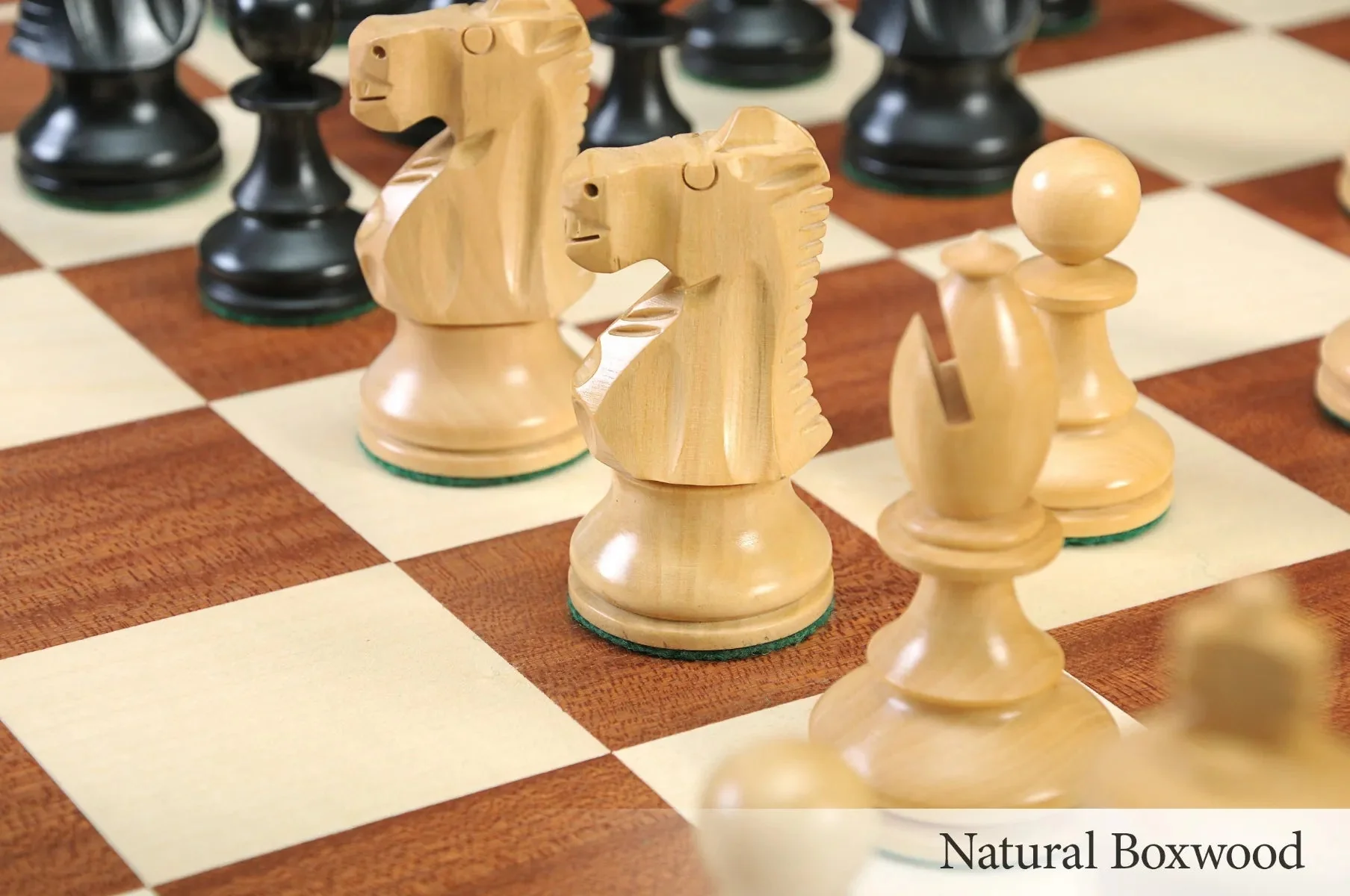 The B.H. Wood Tournament Series Wood Chess Set, Box, & Board Combination - Image 18