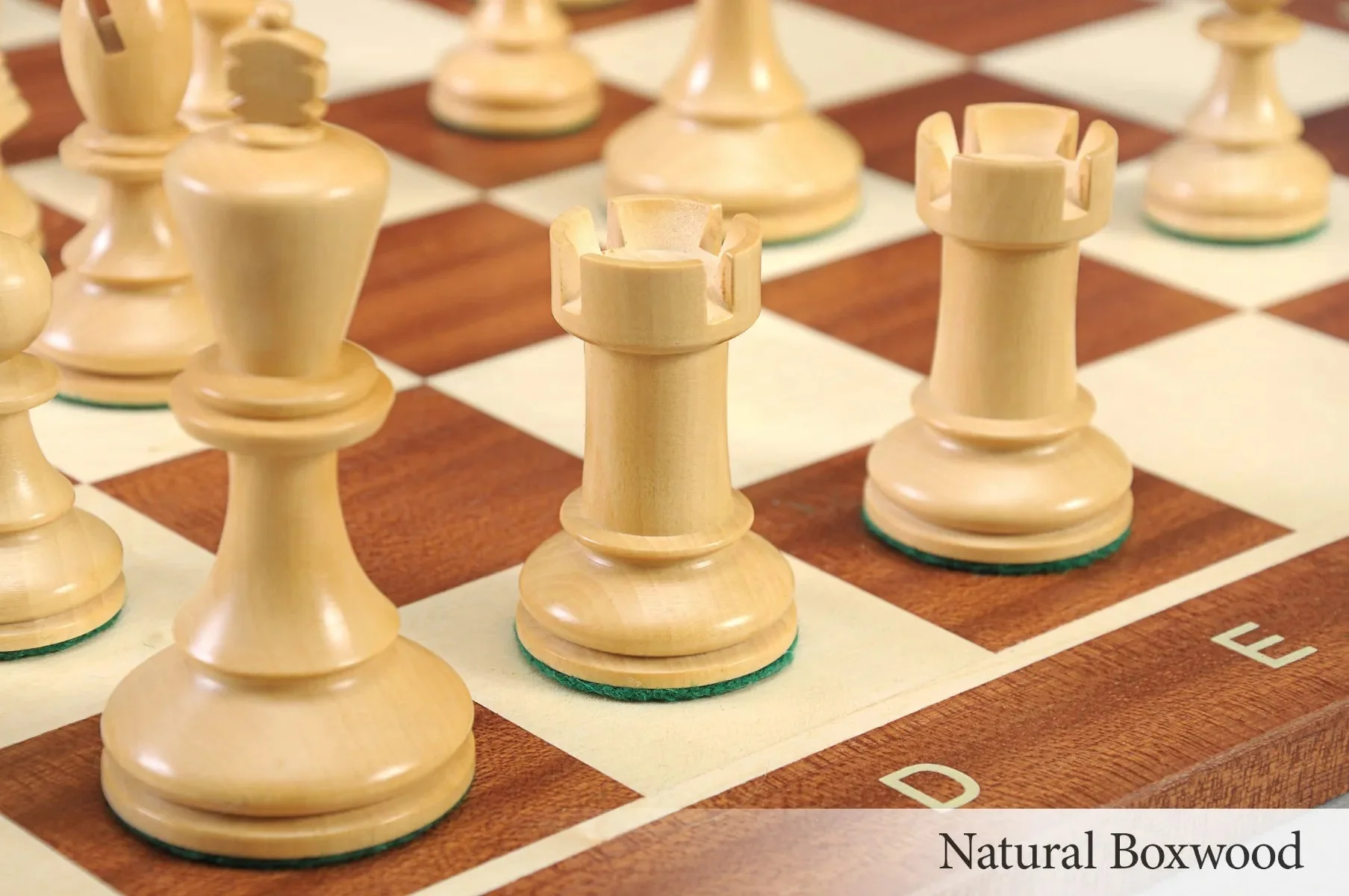 The B.H. Wood Tournament Series Wood Chess Set, Box, & Board Combination - Image 19