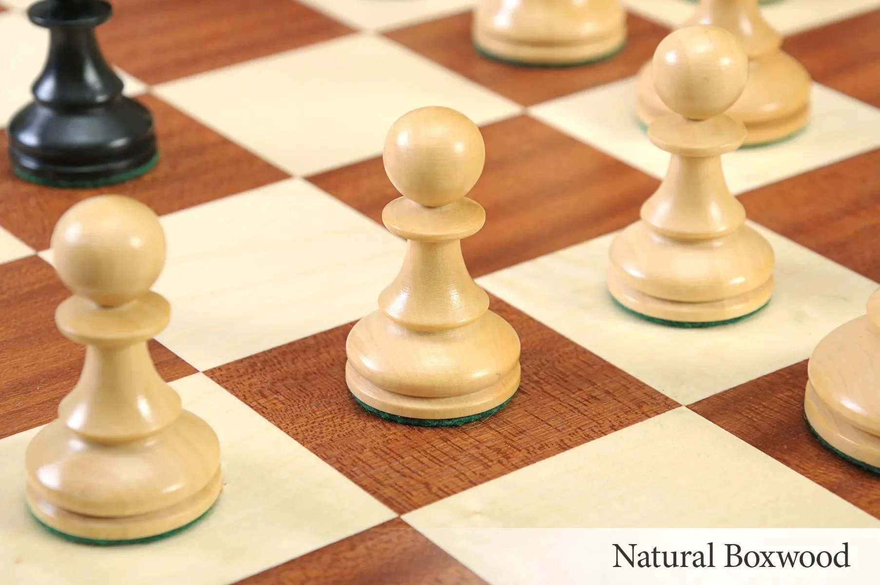 The B.H. Wood Tournament Series Wood Chess Set, Box, & Board Combination - Image 20