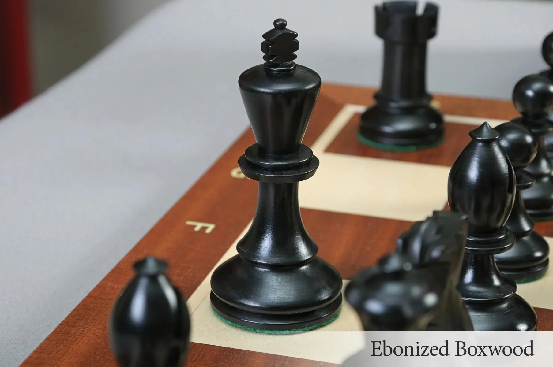 The B.H. Wood Tournament Series Wood Chess Set, Box, & Board Combination - Image 21