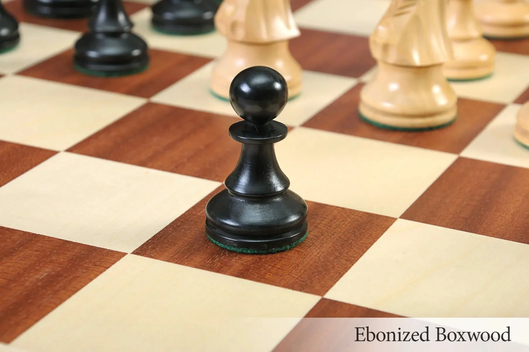 The B.H. Wood Tournament Series Wood Chess Set, Box, & Board Combination - Image 26