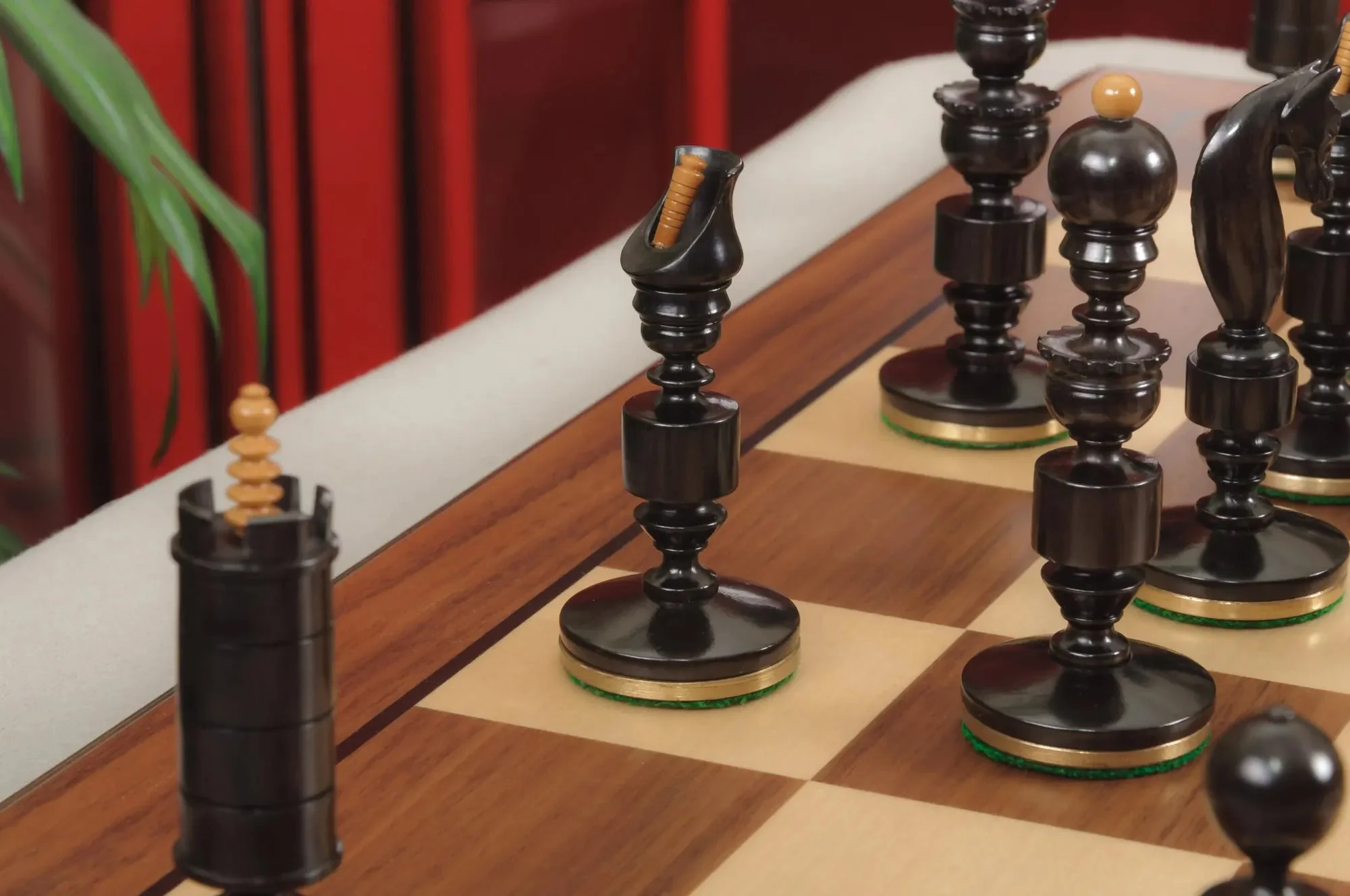 The Camaratta Collection - The Biedermeier Pre-Staunton Vintage Series Luxury Chess Pieces - 4.4" King - Image 9