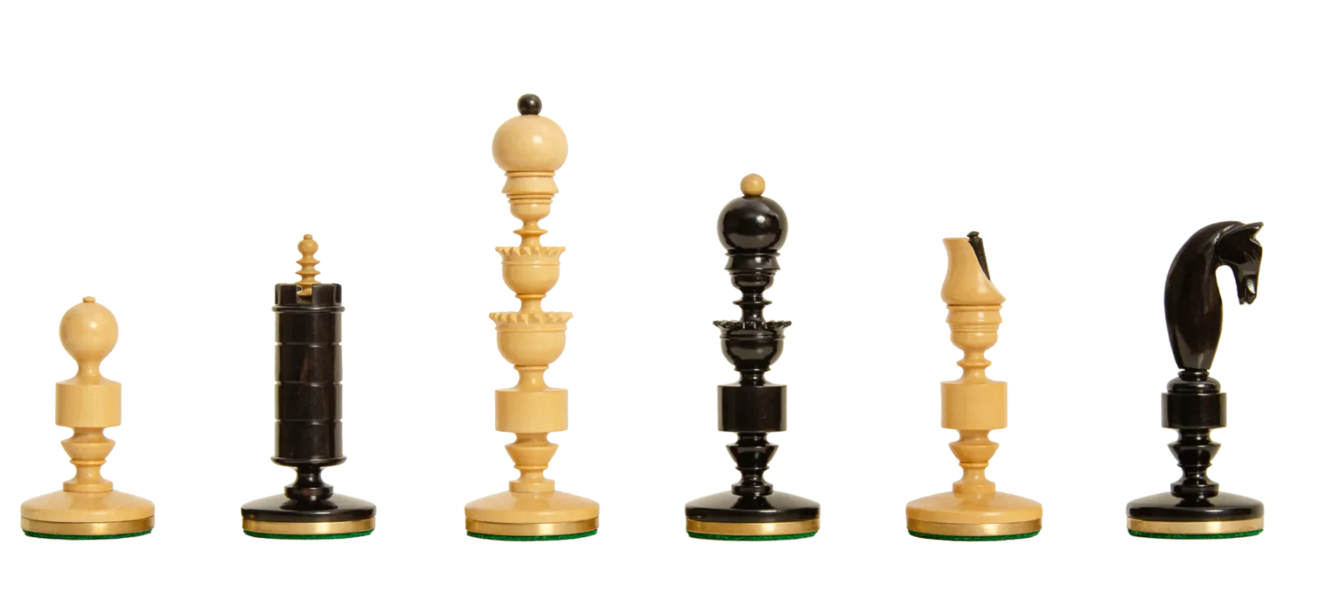 The Camaratta Collection - The Biedermeier Series Luxury Chess Pieces - 4.4" King