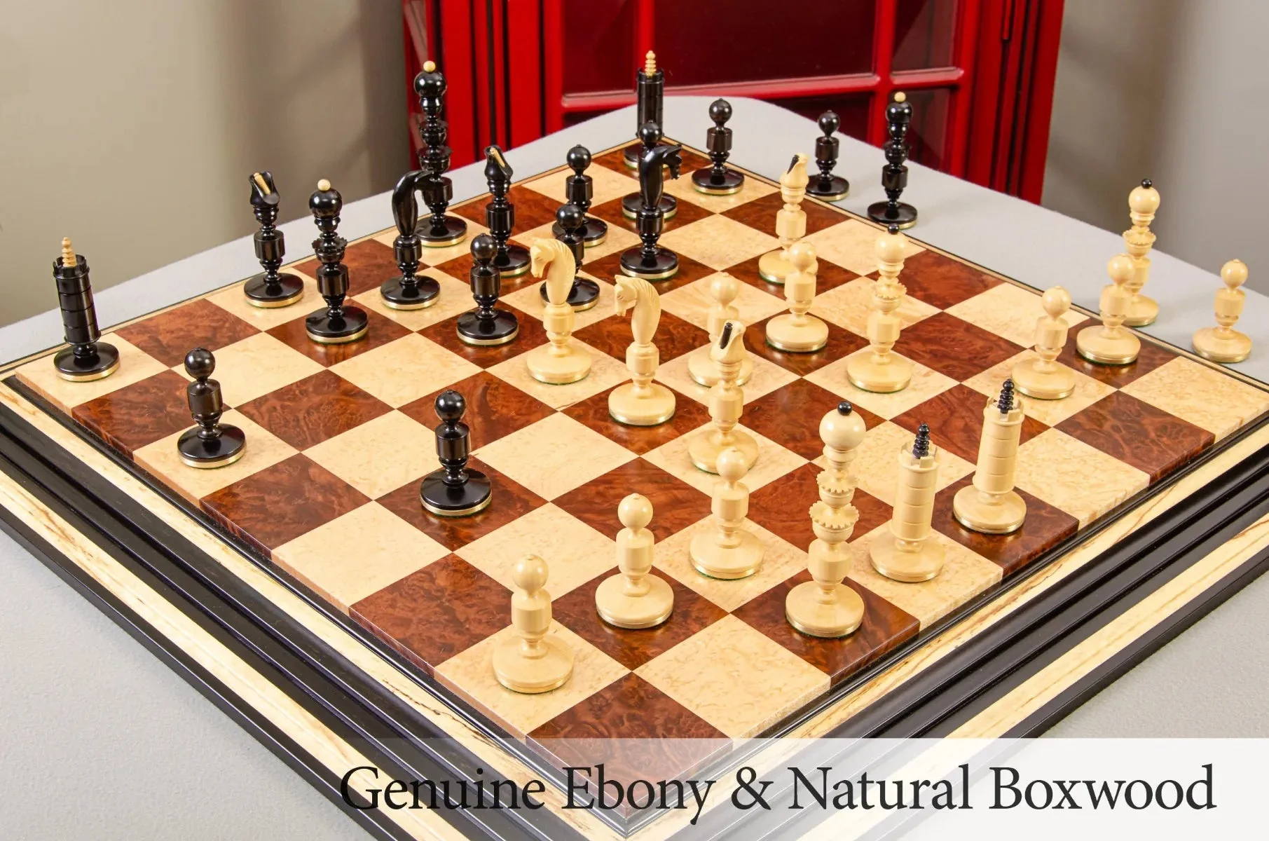 The Camaratta Collection - The Biedermeier Series Luxury Chess Pieces - 4.4" King - Image 2