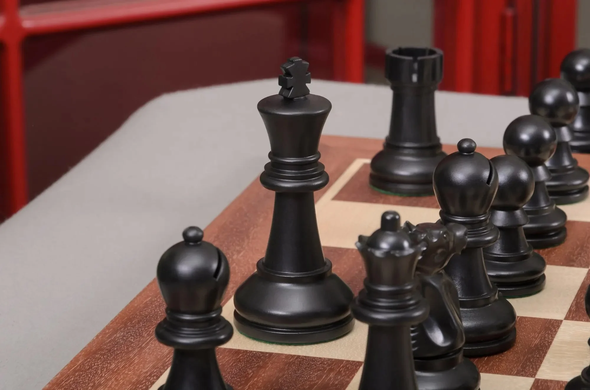 The Bobby Fischer Ultimate Tournament Series Plastic Chess Pieces - 3.75" King - Image 11