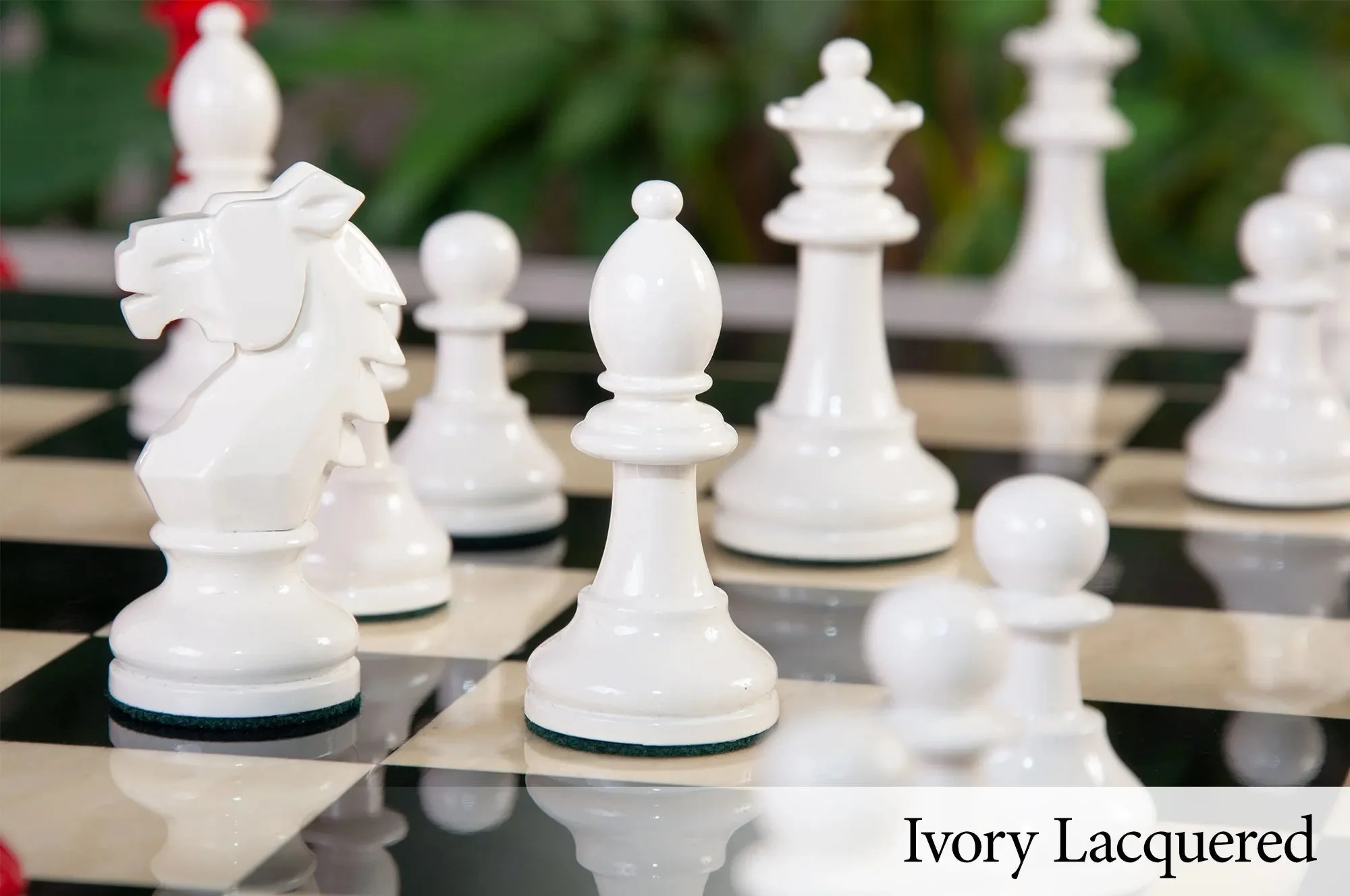The Bohemian Series Chess Pieces - 4.0" King - Lacquered - Image 18