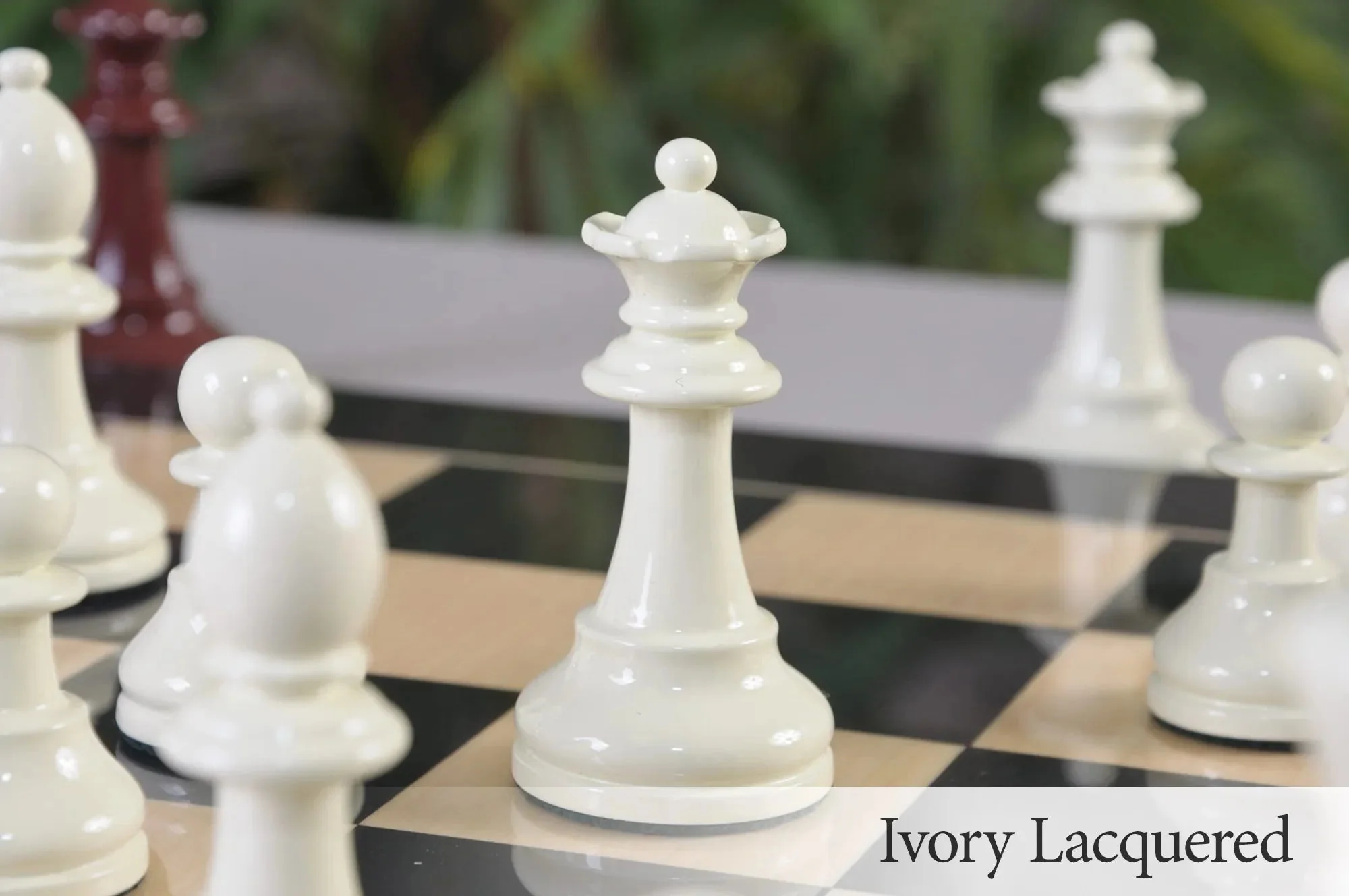 The Bohemian Series Chess Pieces - 4.0" King - Lacquered - Image 7