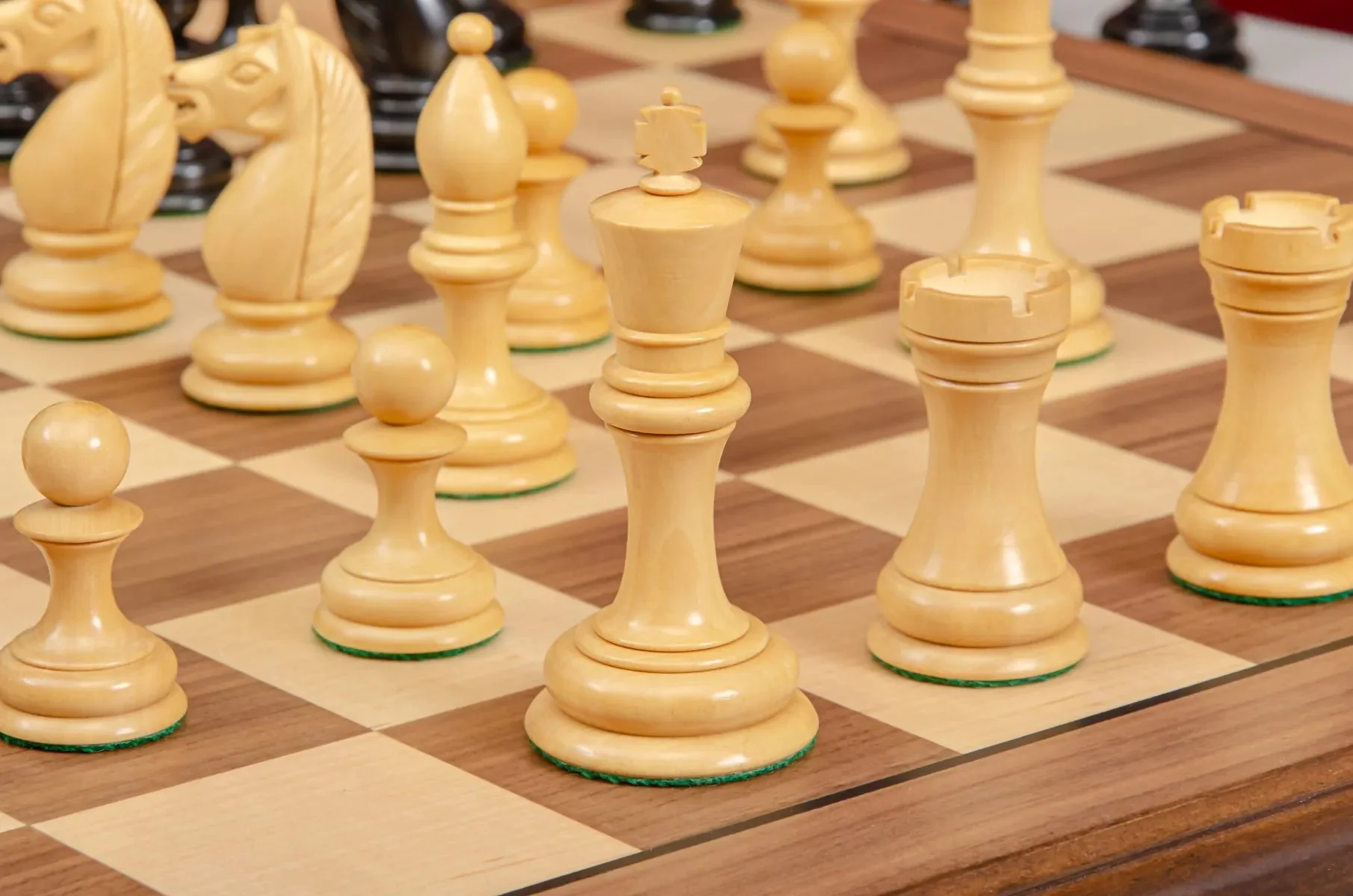 The Botvinnik Flohr Series Luxury Chess Pieces - 4.0" King - Image 4
