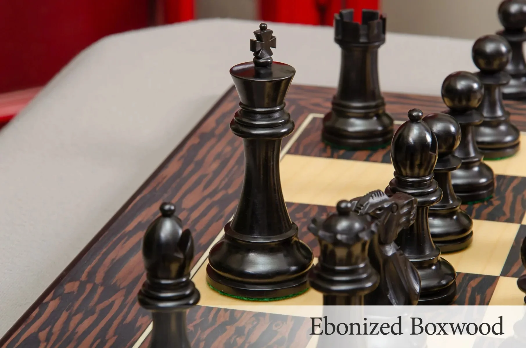 The British Staunton Series Chess Set - 4.0" King - Image 12