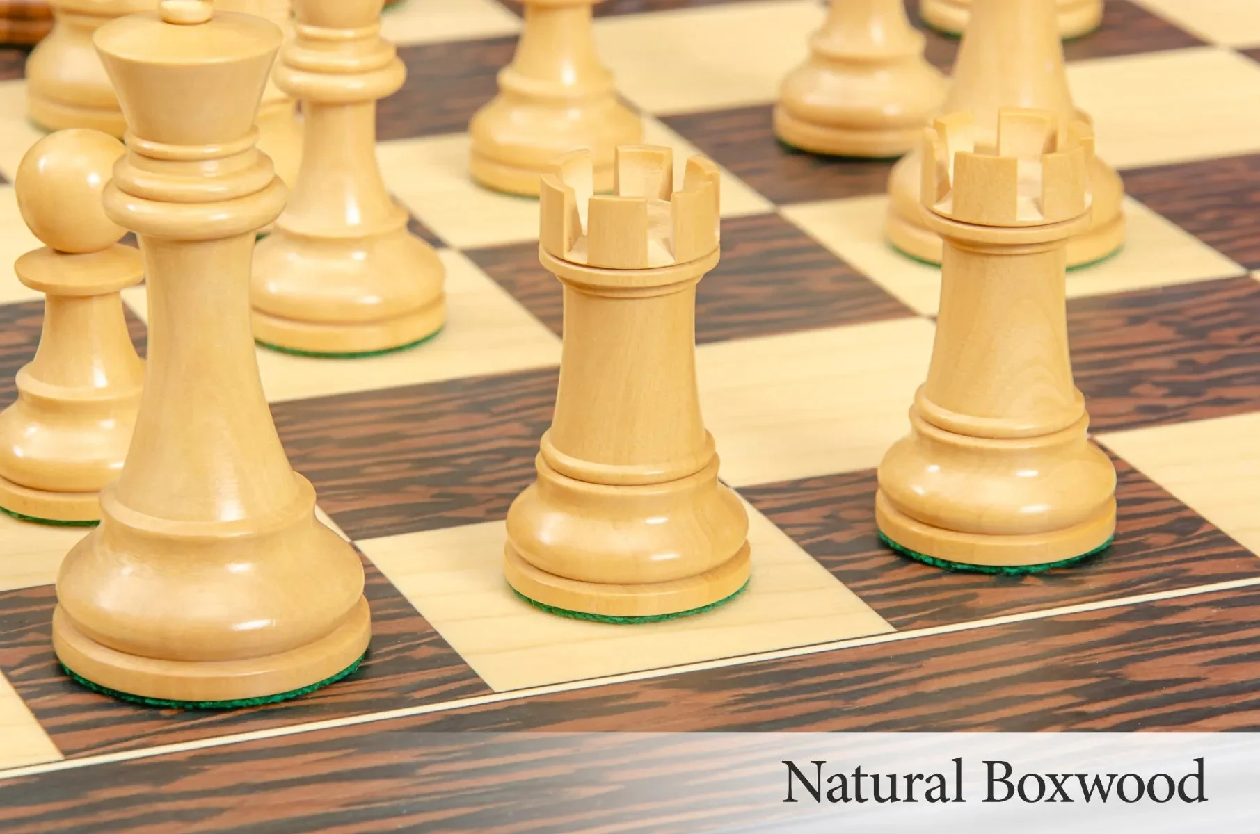 The British Staunton Series Chess Set - 4.0" King - Image 3