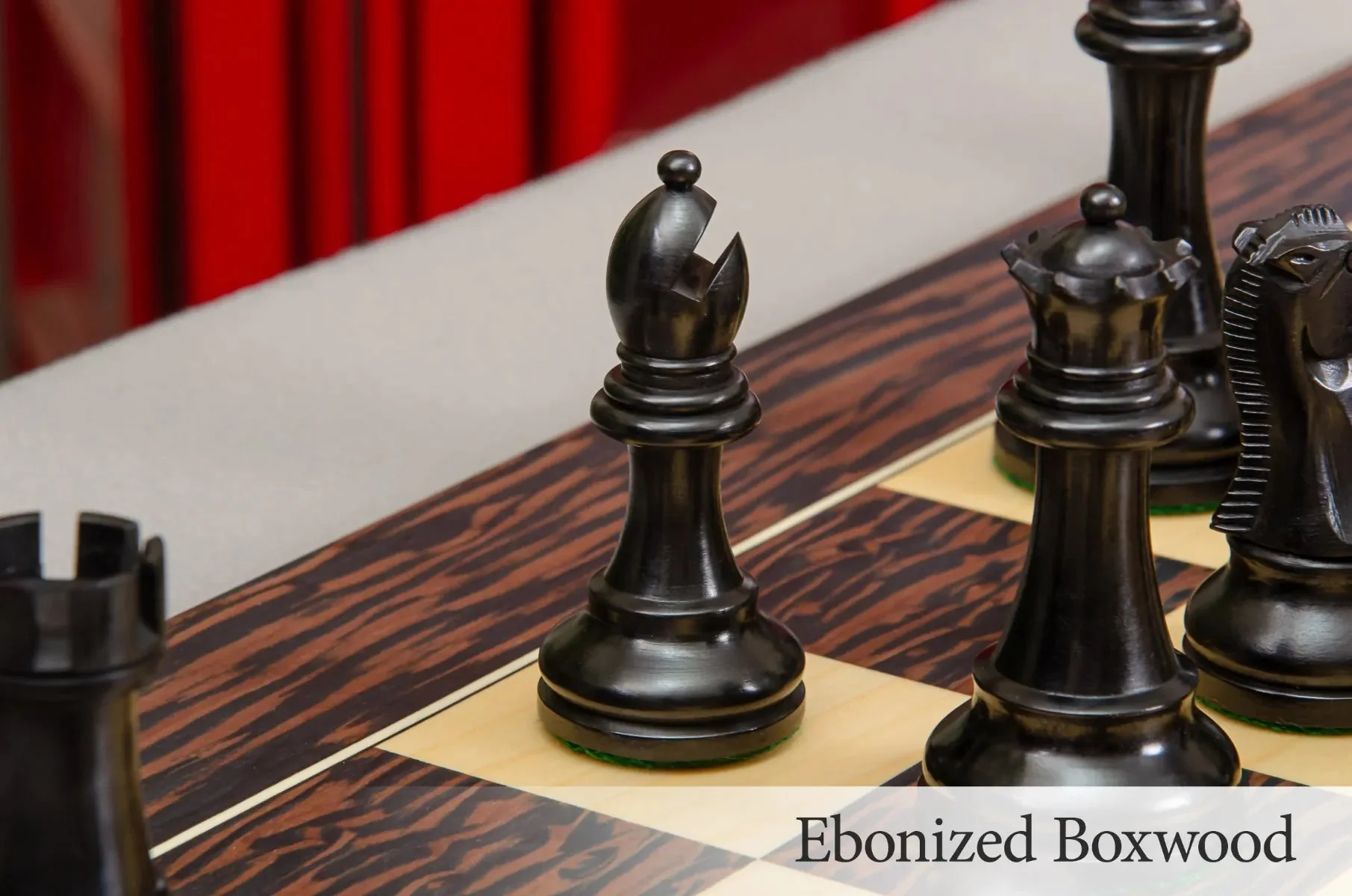 The British Staunton Series Chess Set - 4.0" King - Image 4