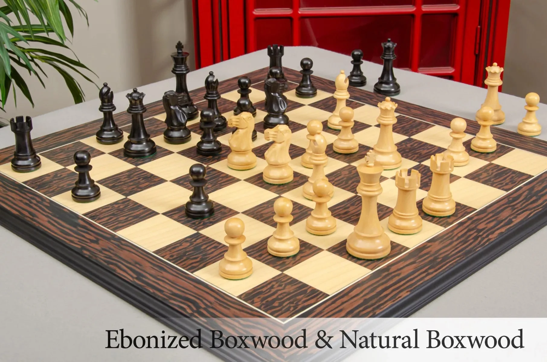 The British Staunton Series Chess Set - 4.0" King - Image 7