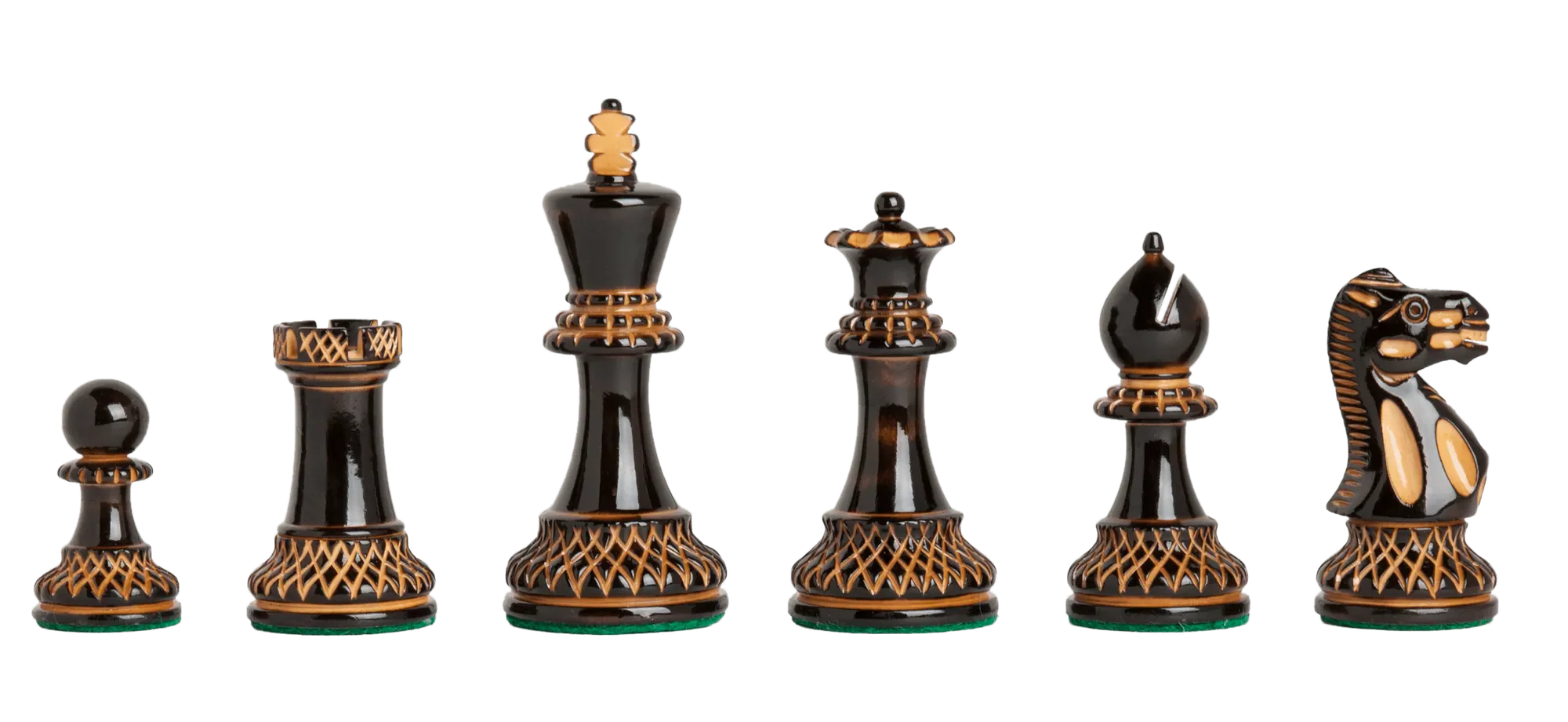 Burnt Boxwood and Natural Boxwood