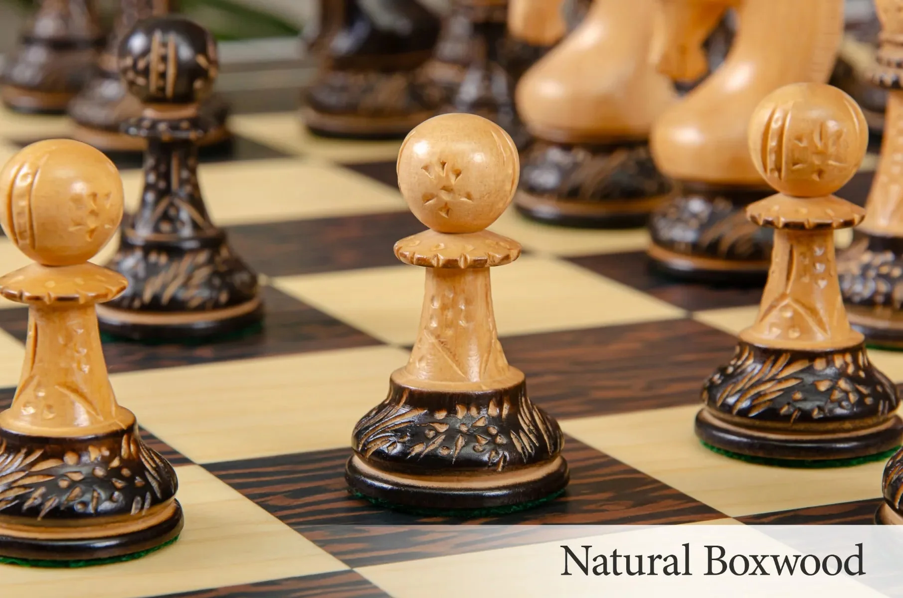 The Burnt Leningrad Series Chess Pieces - 4.0" King - Image 10